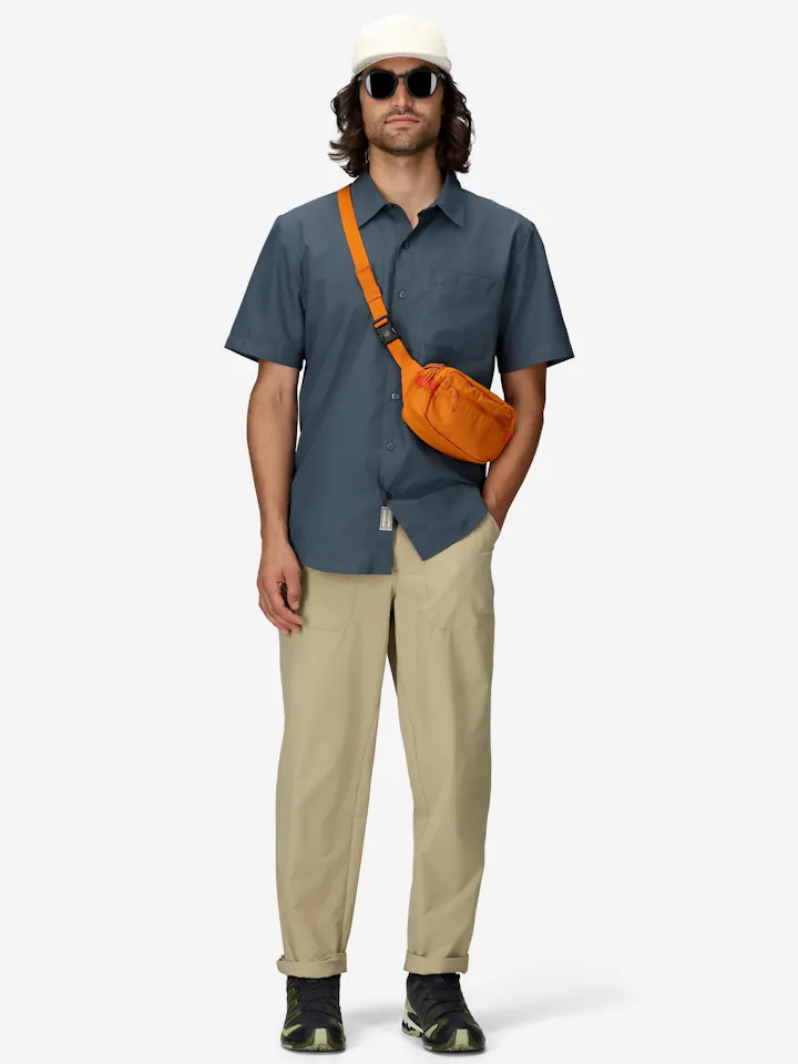 Men's AirExchange UPF 40 Short-Sleeve Collared Shirt (Fall 2025
