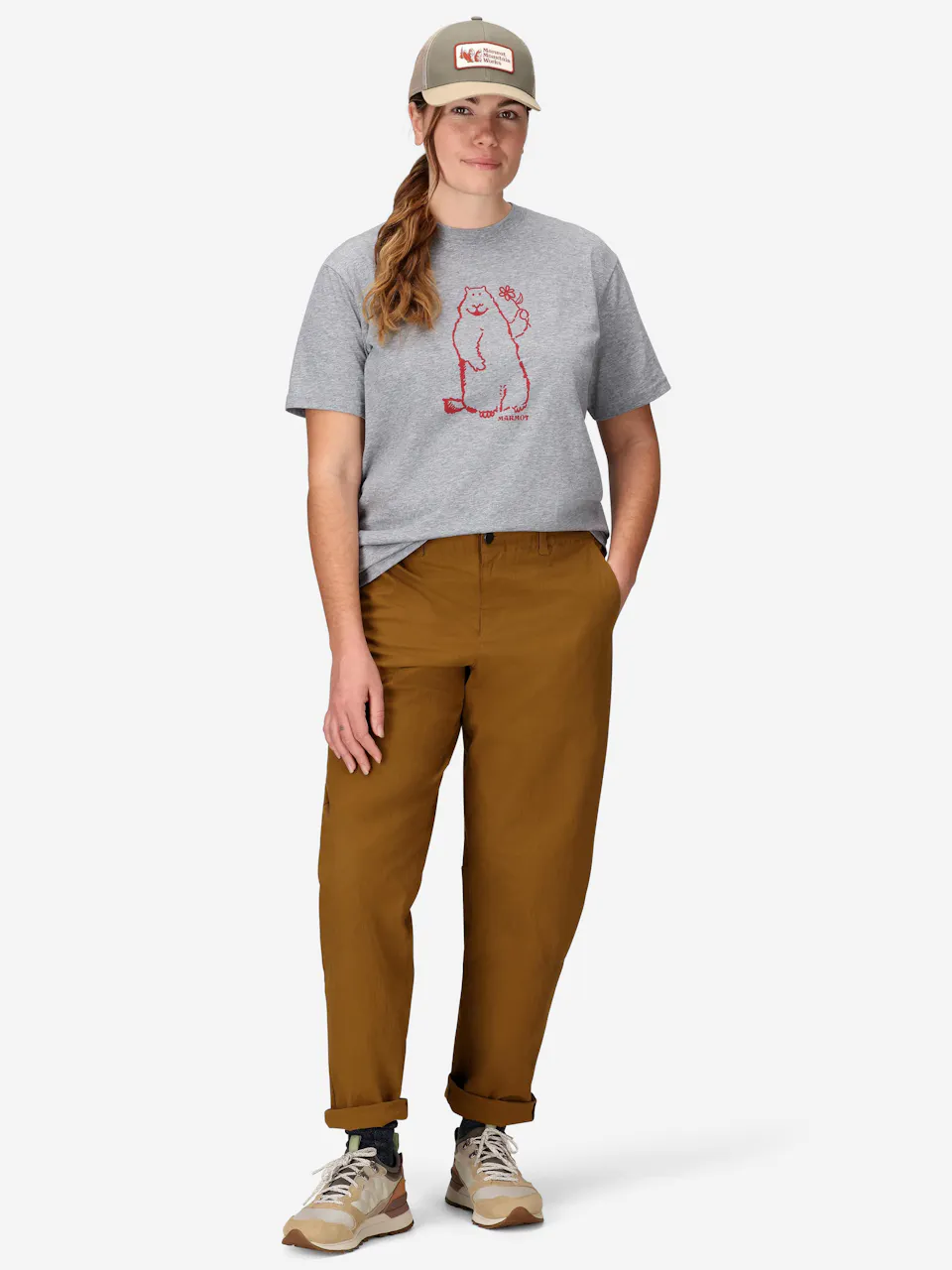 Wm's Flower Marty Tee SS