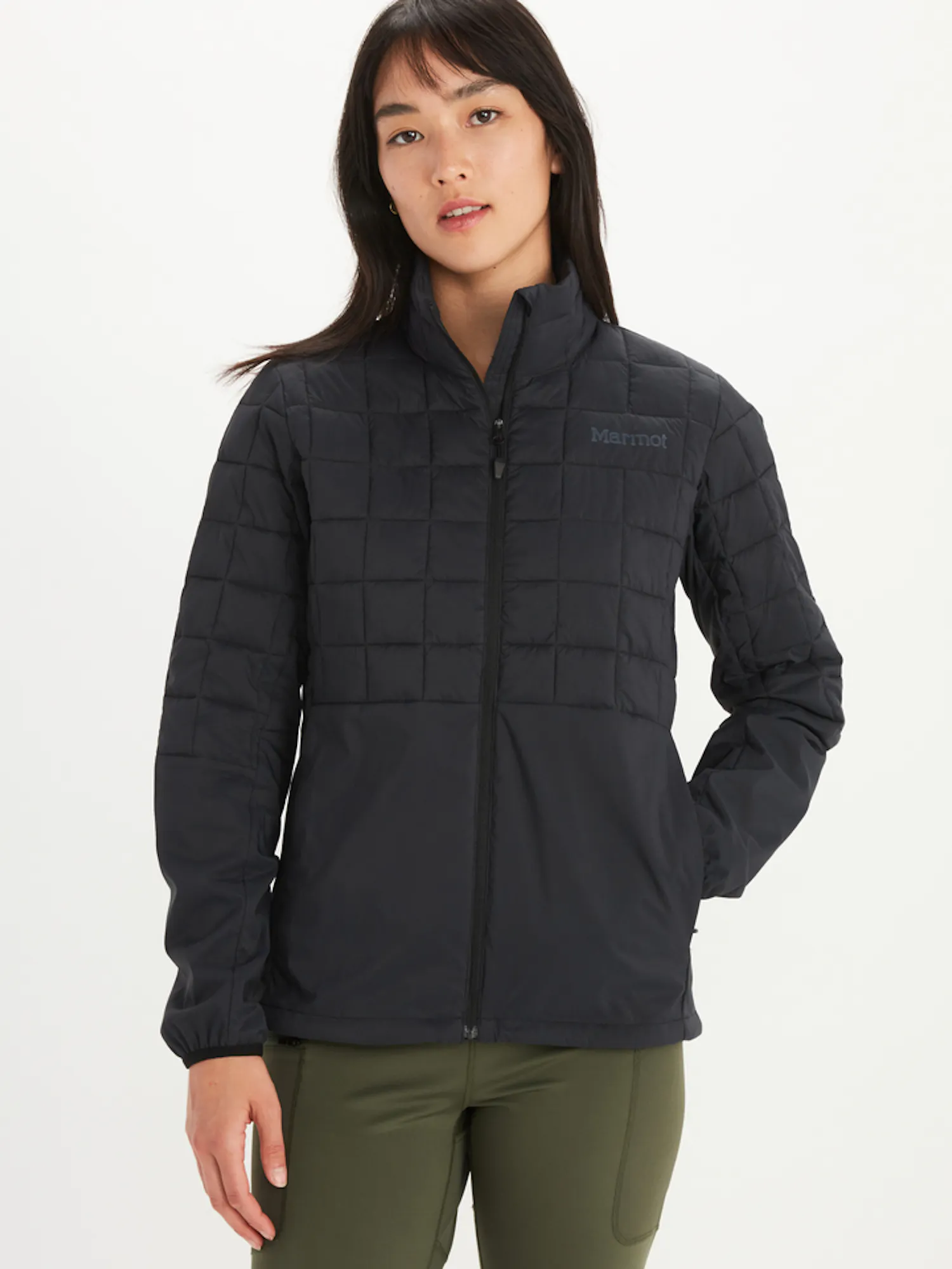 Marmot Women's Echo Featherless Hybrid Jacket in Black