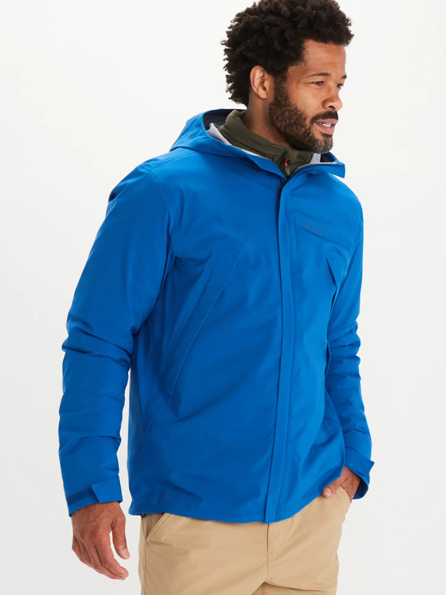 Marmot Men's PreCip® Eco Pro Jacket in Dark Azure