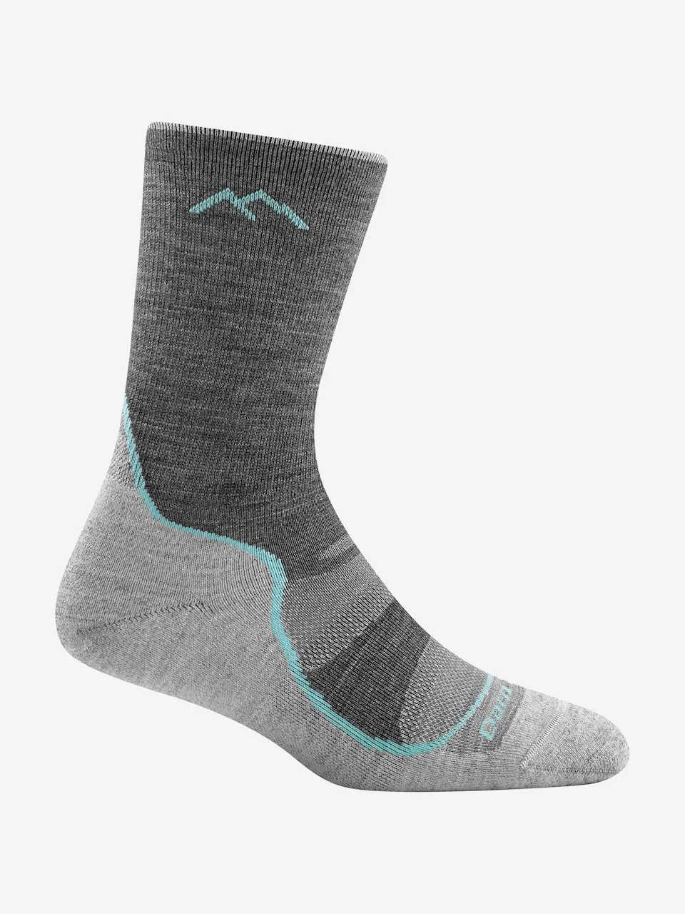 W Light Hiker Micro Crew Lightweight with Cushion-Darn Tough Slate