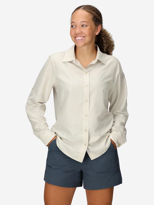 Women's AirExchange Perforated Long-Sleeve Shirt