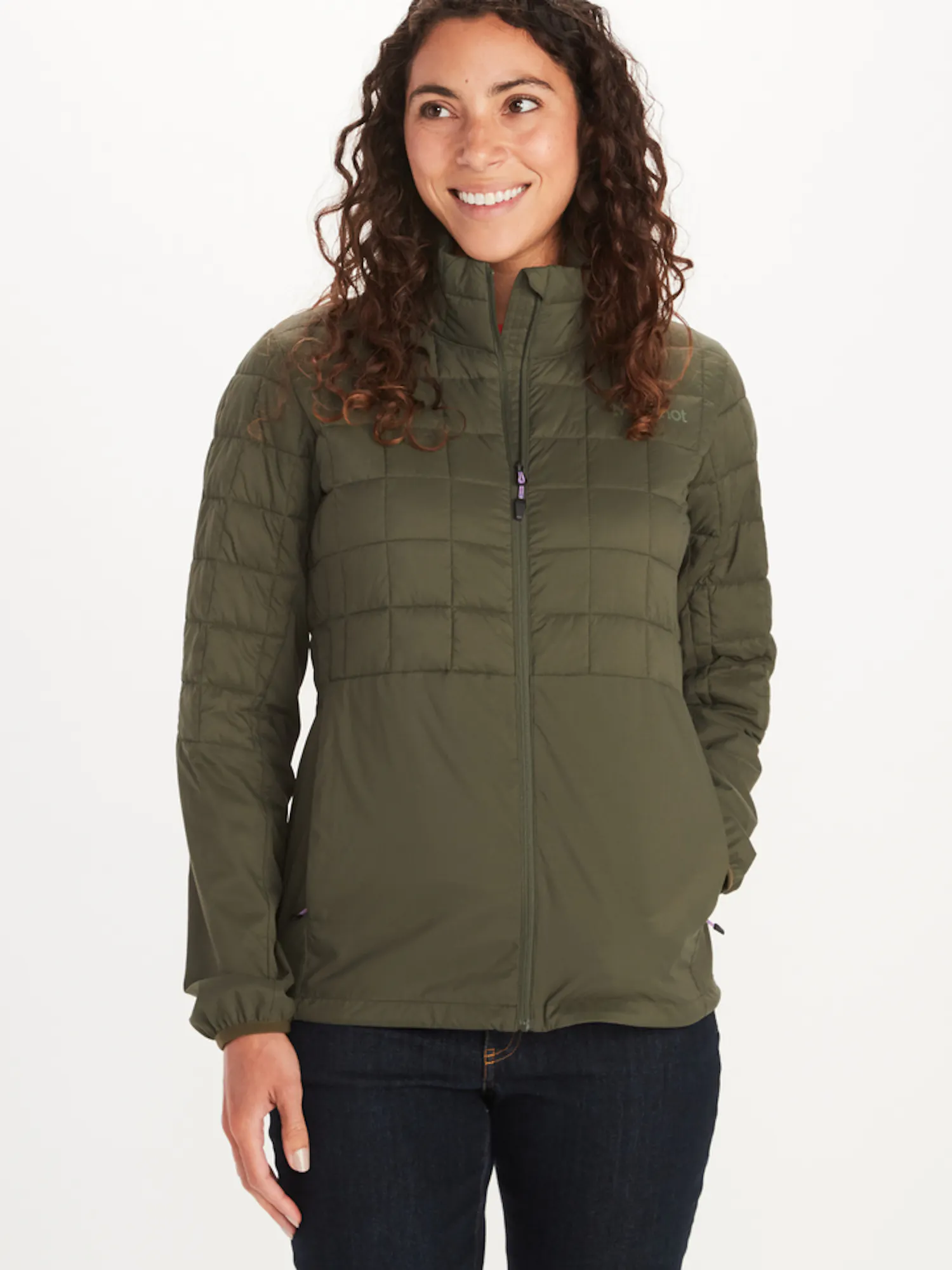 Marmot Women's Echo Featherless Hybrid Jacket in Nori