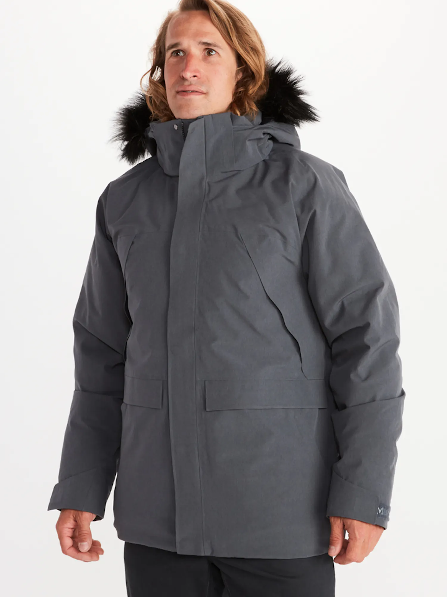 Marmot Men's Yukon II Parka Jacket in Steel Onyx