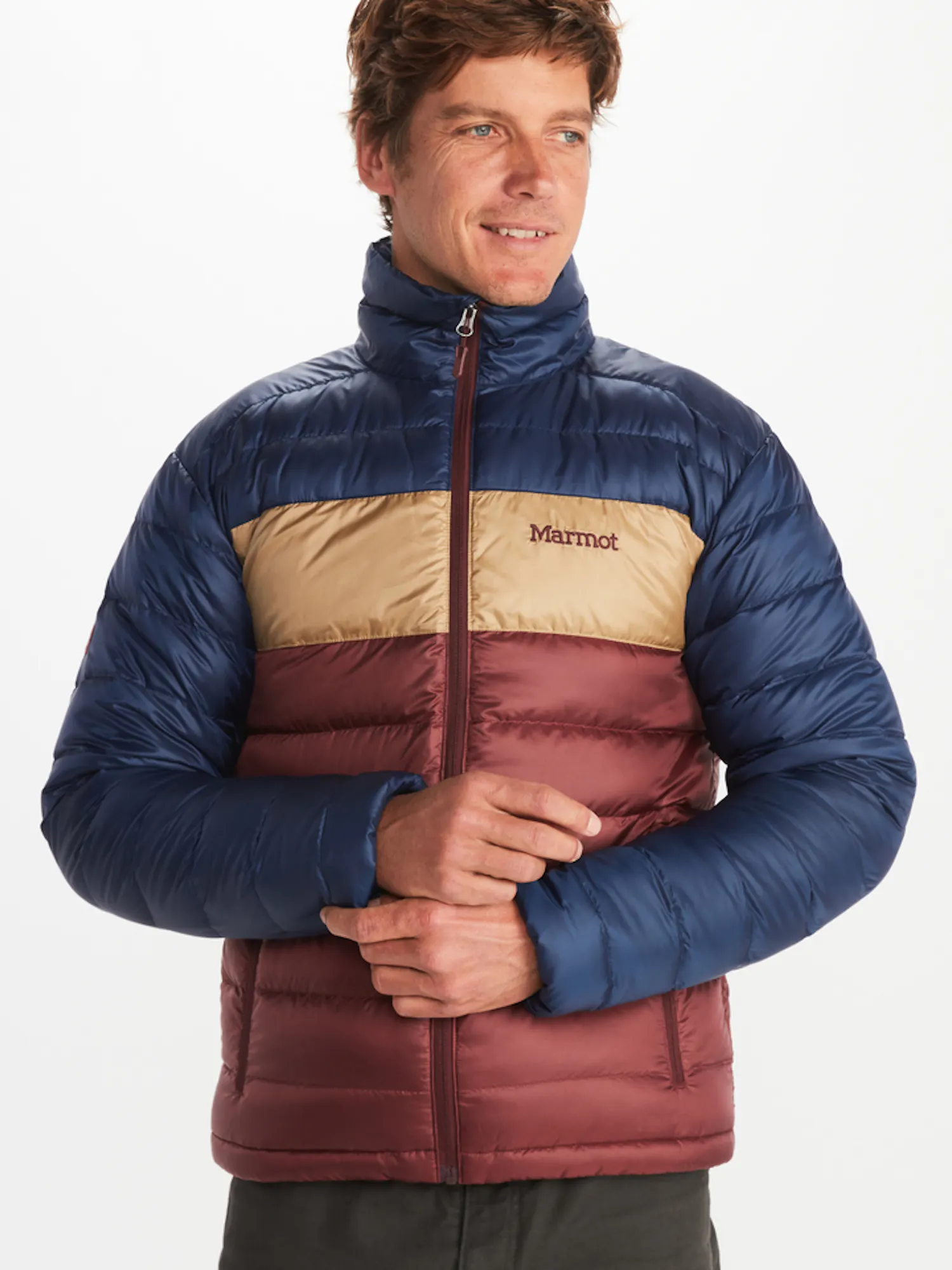 Marmot Men's Ares Jacket in Arctic Navy/Shetland