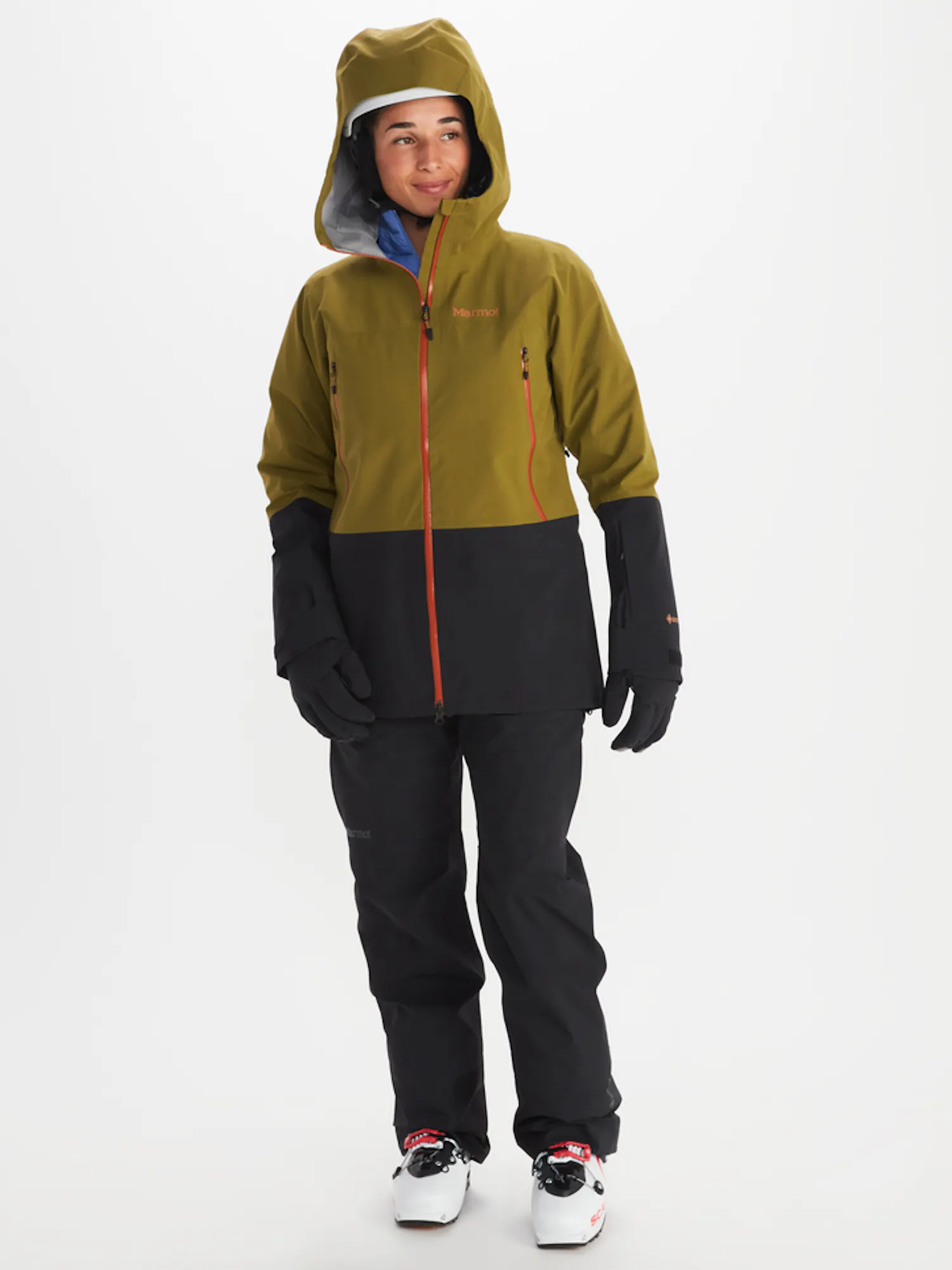 Marmot Women's GORE-TEX® Orion Jacket in Military Green/Black