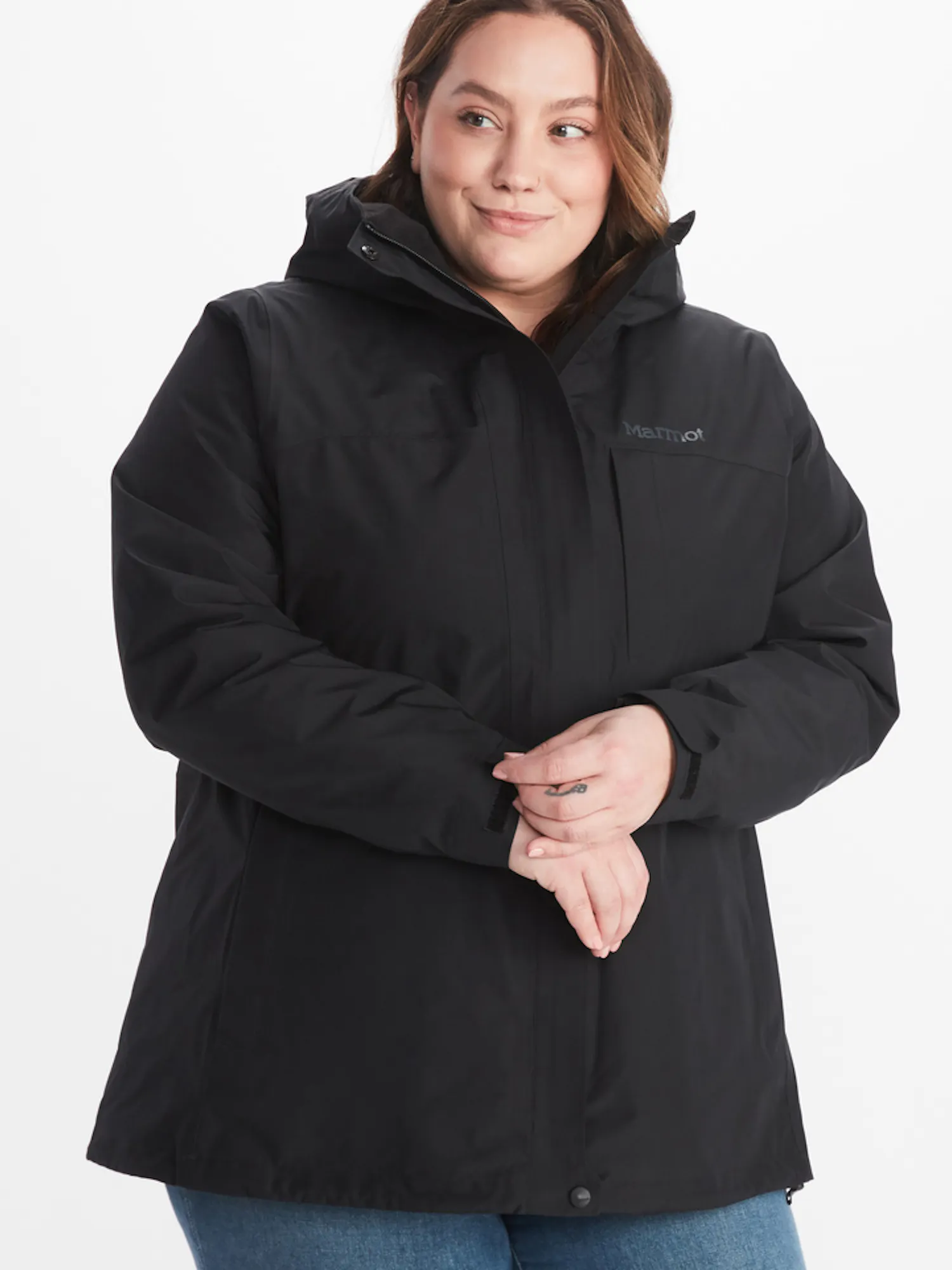 Marmot Women's GORE-TEX® Minimalist Component 3-in-1 Jacket Plus (2023) in Black