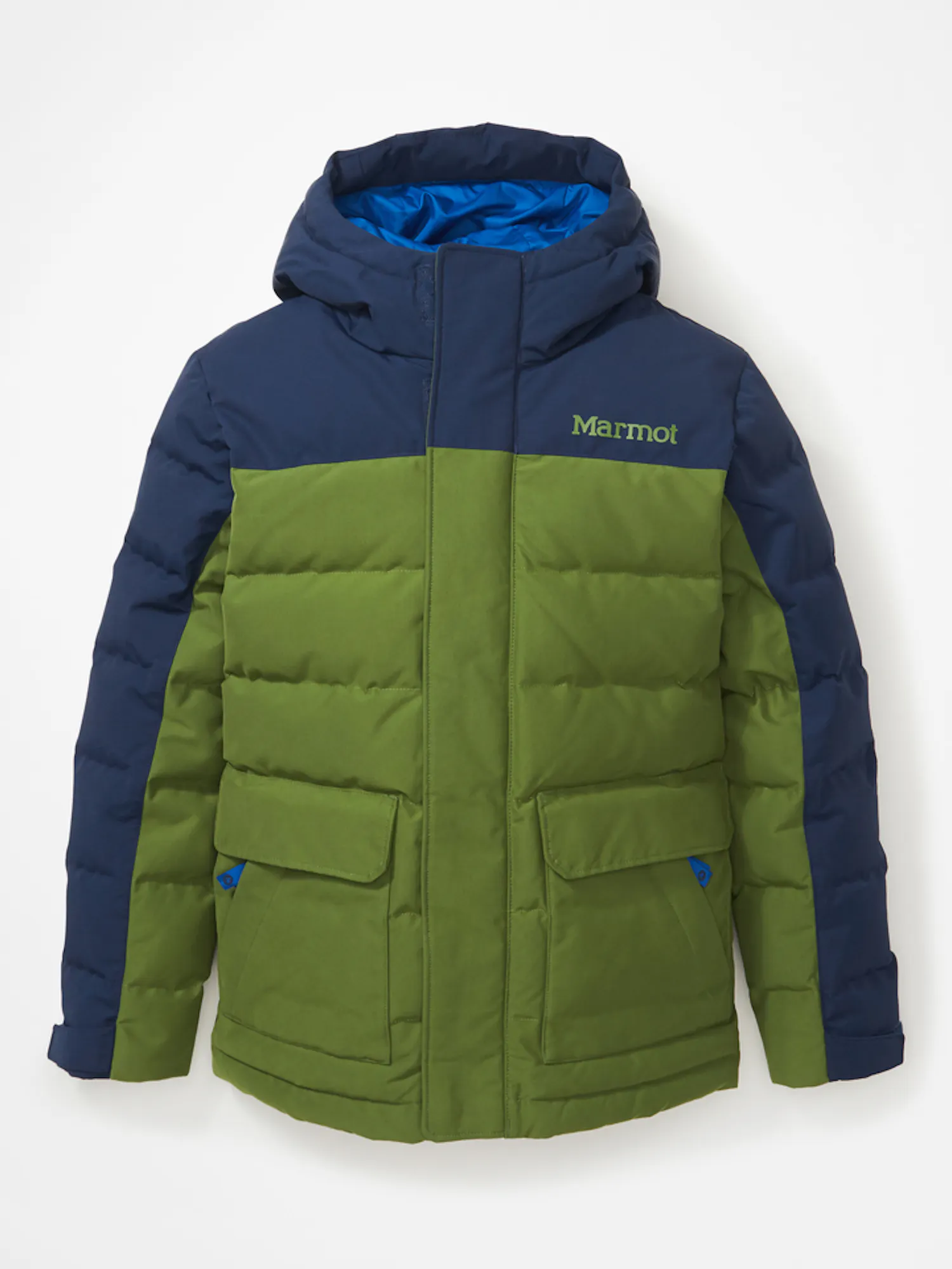 Marmot Kids' Fordham II Jacket in Foliage /Arctic Navy