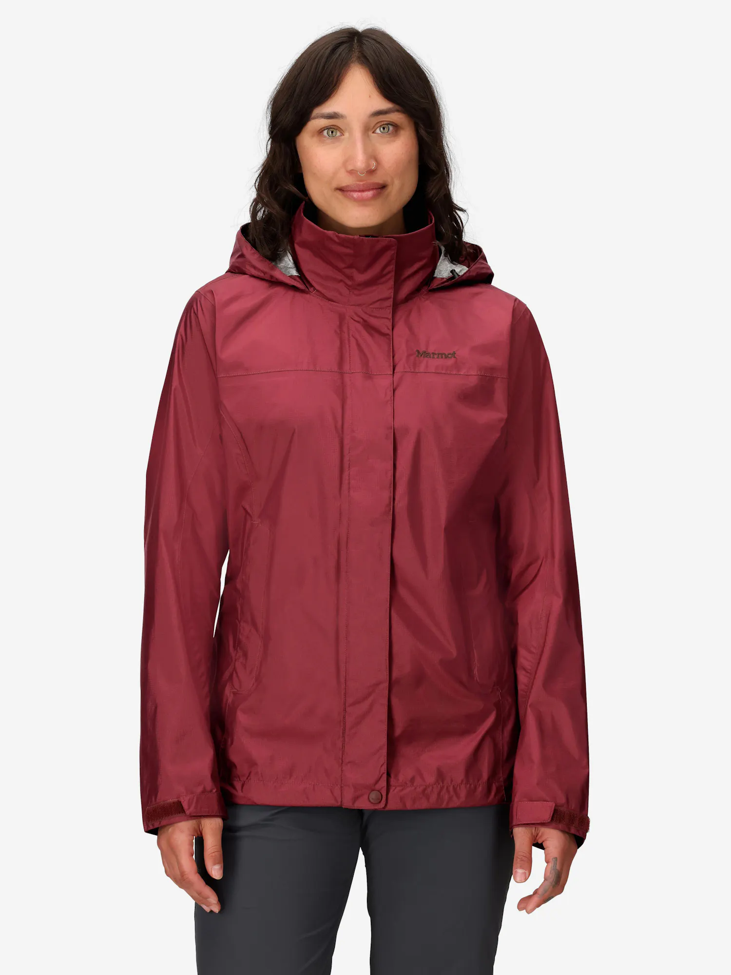 Marmot Women's PreCip® Eco Rain Jacket (Fall 2025) in Acai Berry