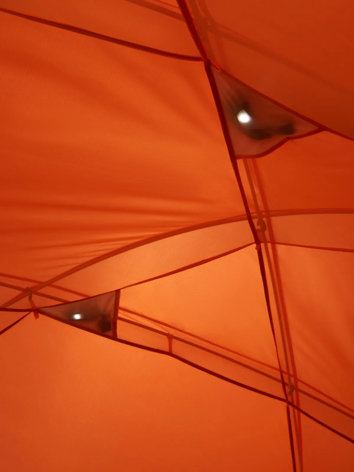 Marmot tent with interior lampshade pockets