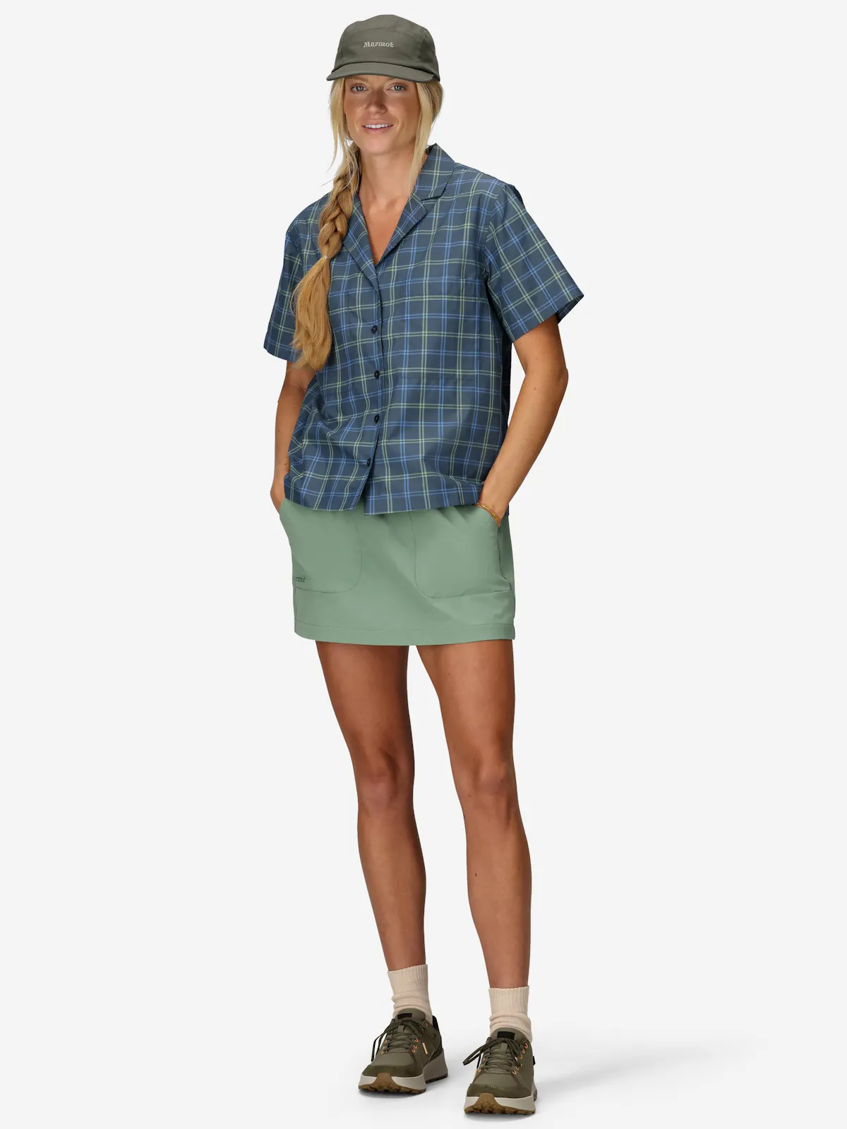 Wm's AirExchange UPF 40 Camp Novelty SS Shirt