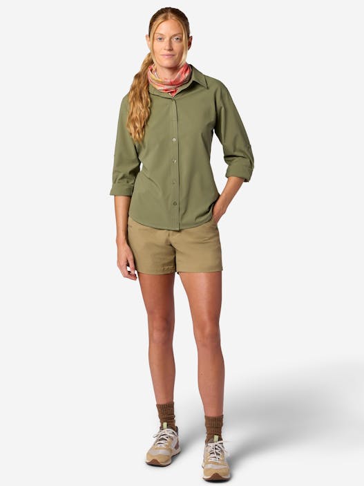 Women's AirExchange Perforated Long-Sleeve Shirt