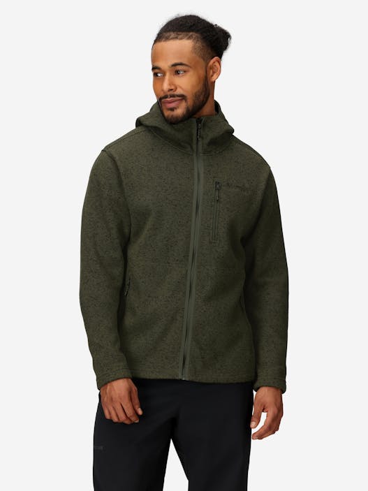 Men’s Drop Line Sweater Fleece Full-Zip Hoody