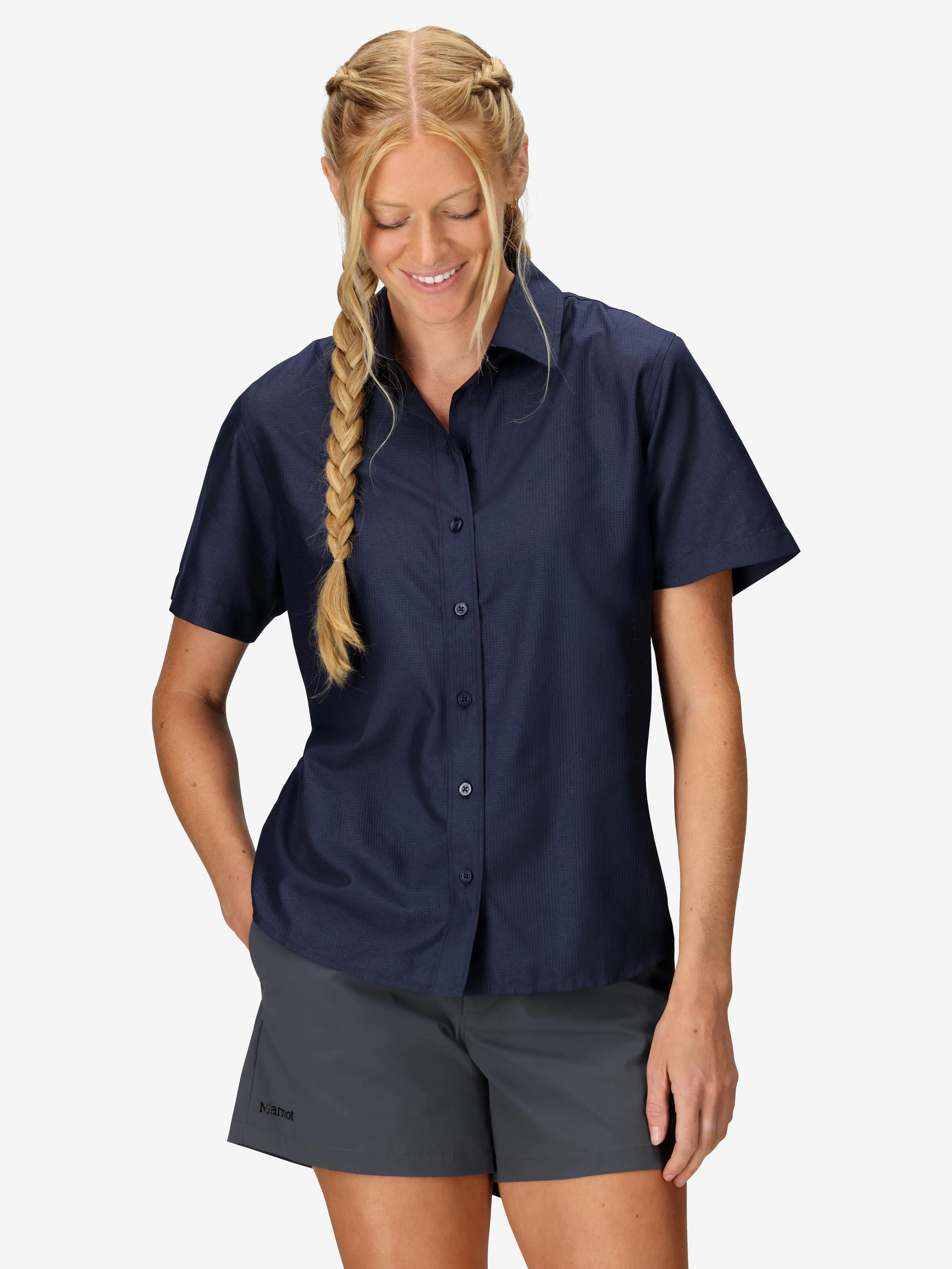 Women's AirExchange Perforated Short Sleeve Shirt