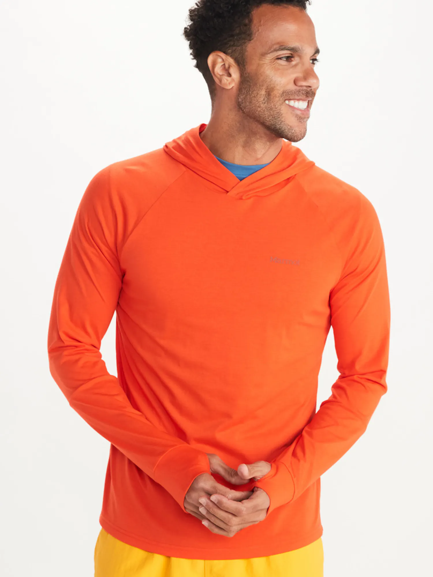 Marmot Men's Crossover Hoody in Red Sun