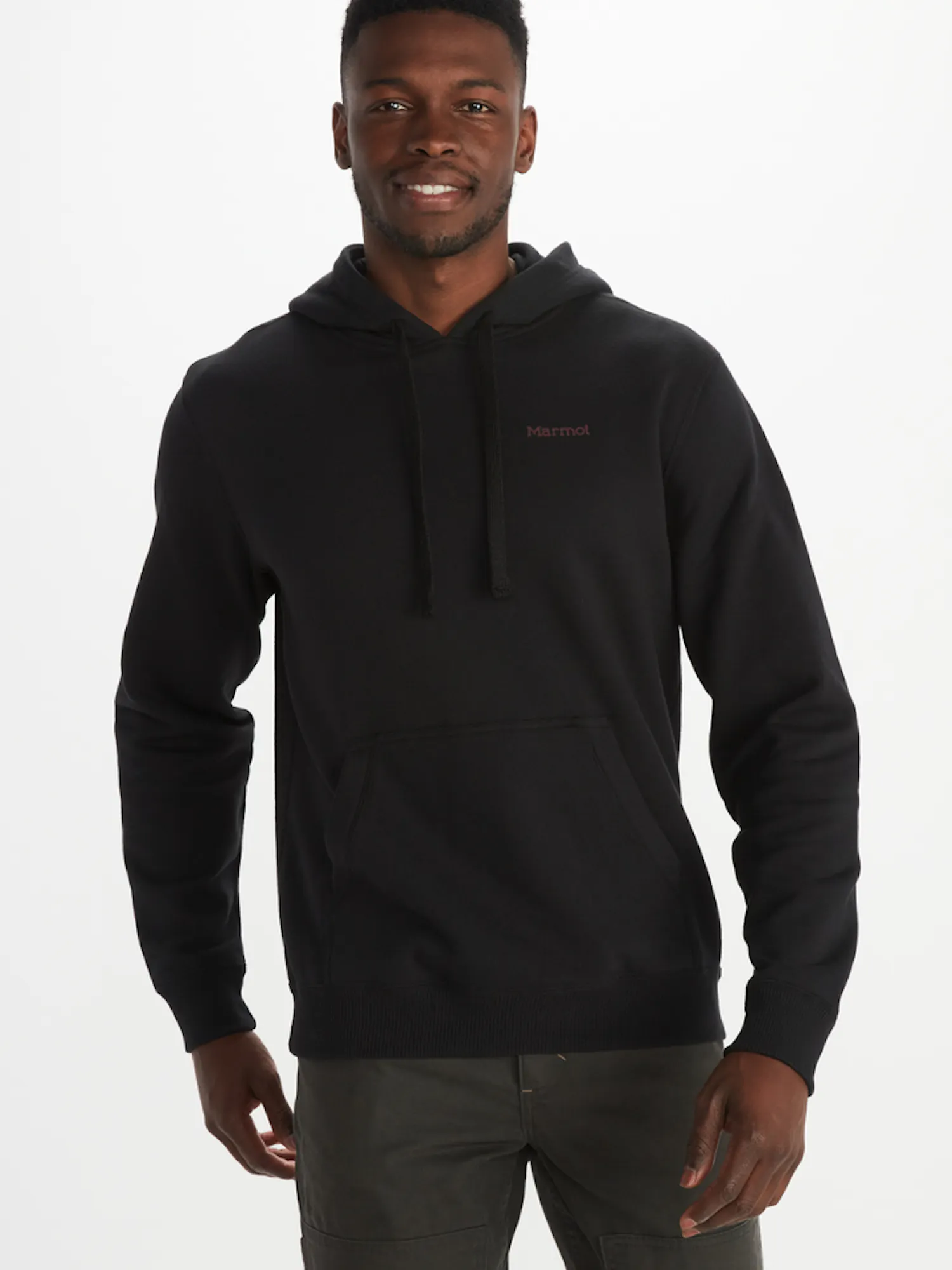Marmot Men's Mountain Hoody in Black | Cotton