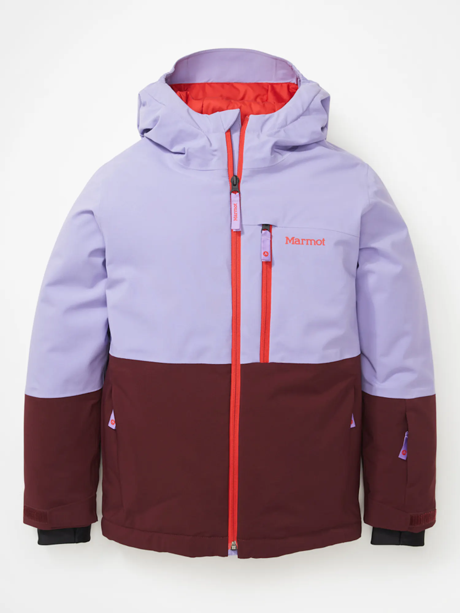 Marmot Kids' Snowline Jacket in Paisley Purple/Port Royal