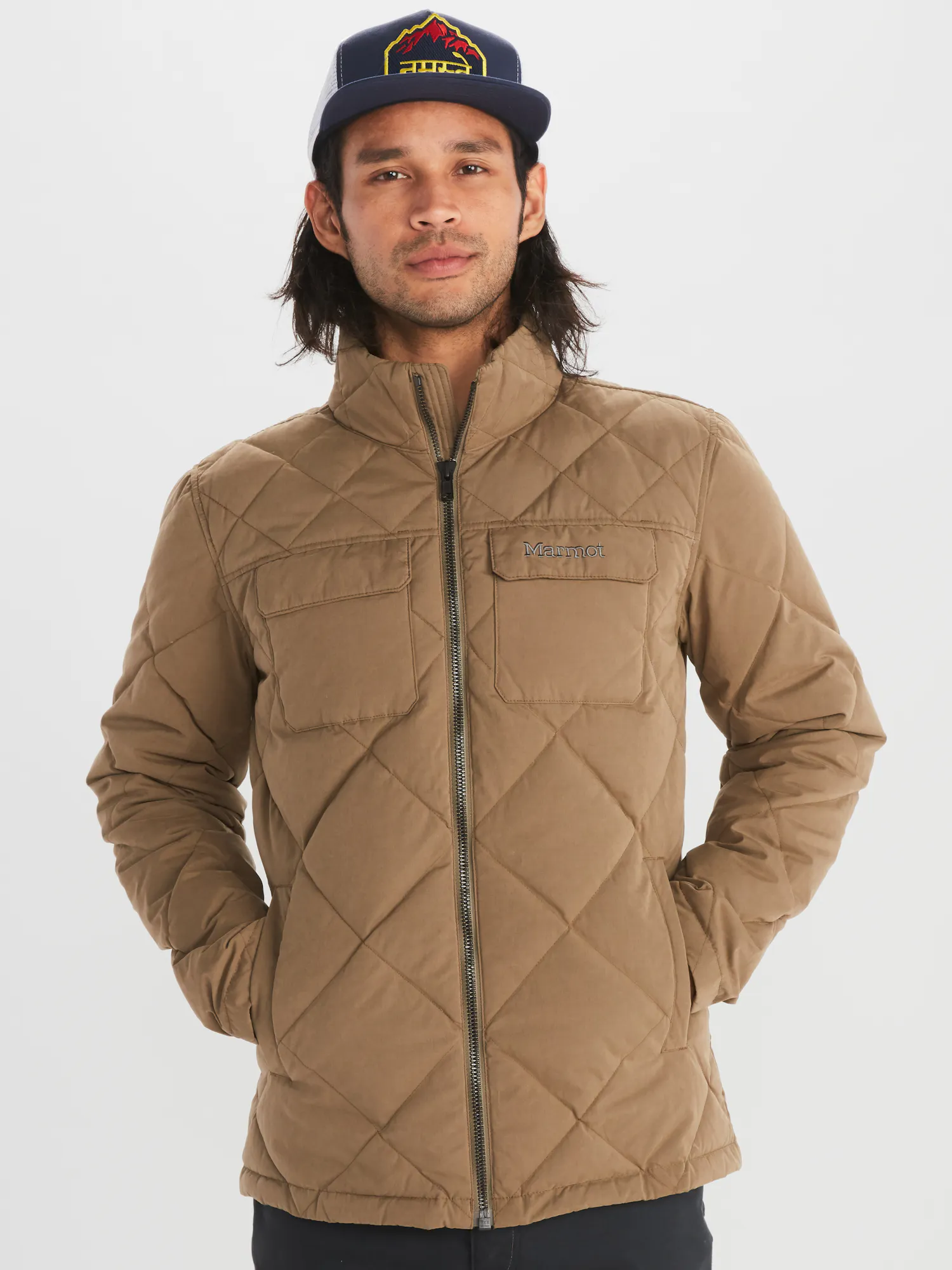 Marmot Men's Burdell Jacket in Cavern | Down