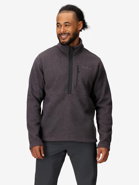 Men's Drop Line Sweater Fleece Half-Zip