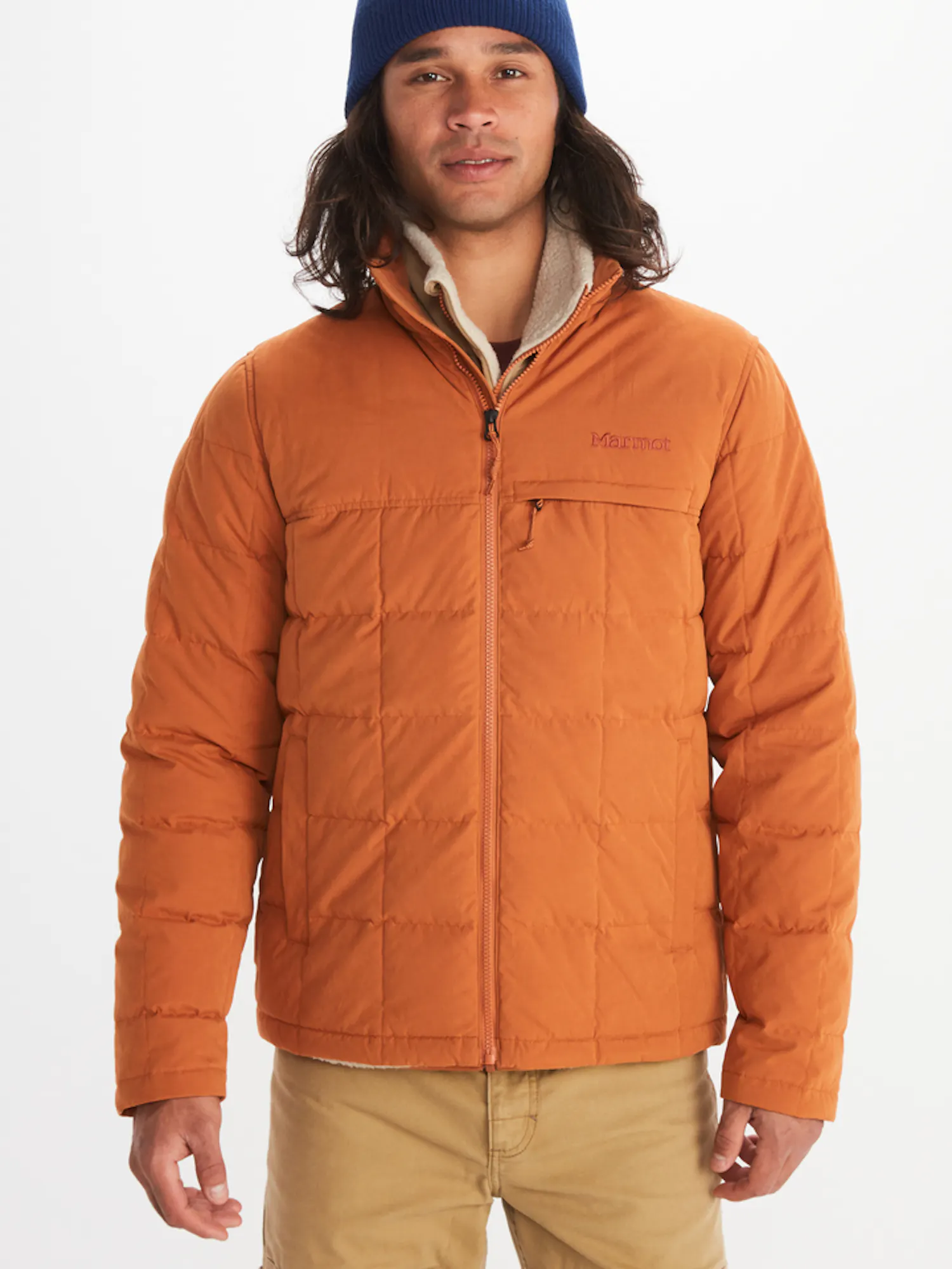 Marmot Men's Burdell Down Jacket in Copper