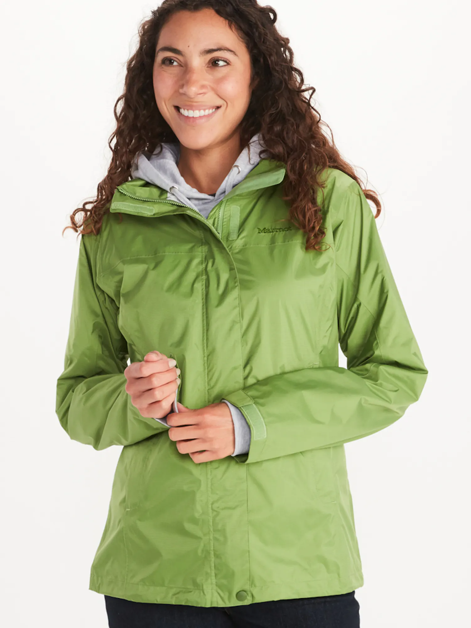 Marmot Women's PreCip® Eco Jacket in Forest Green