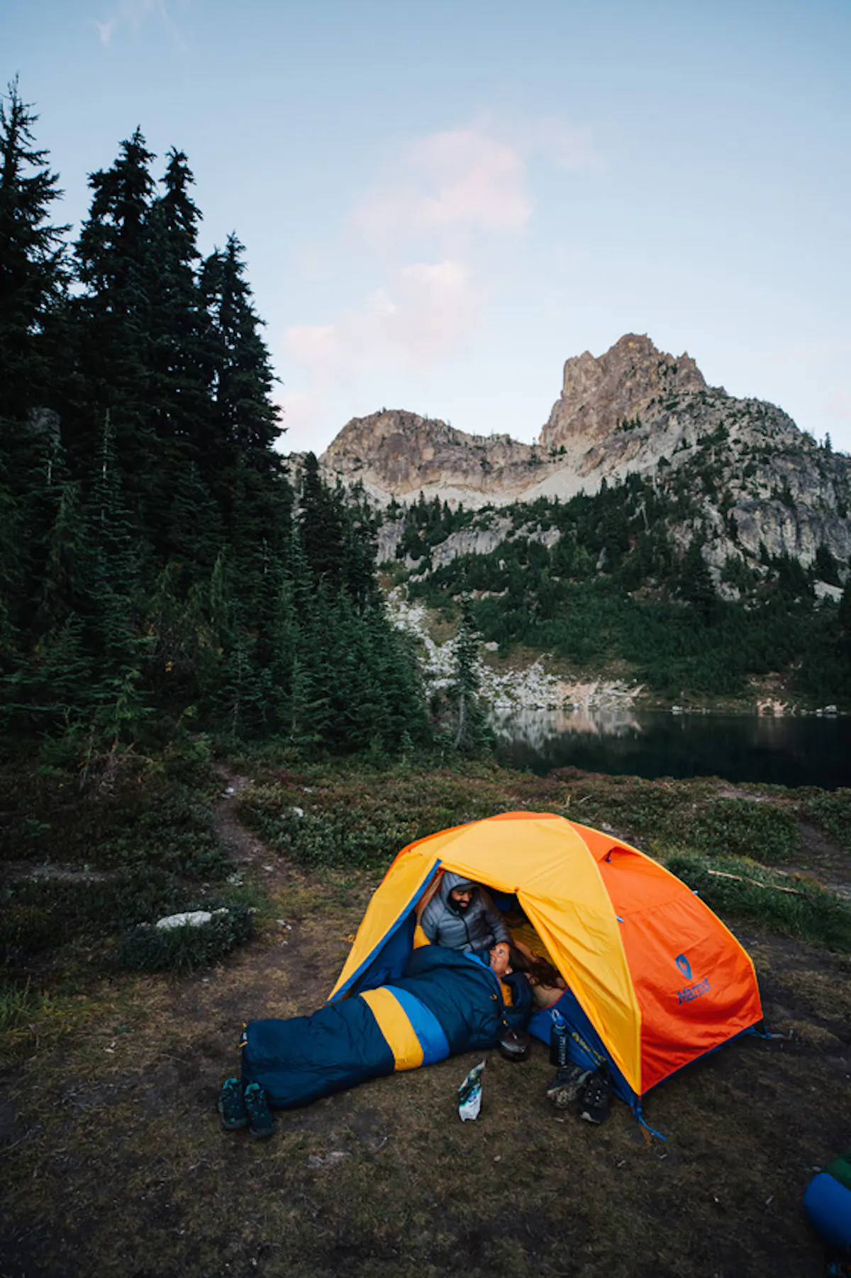 tent setup