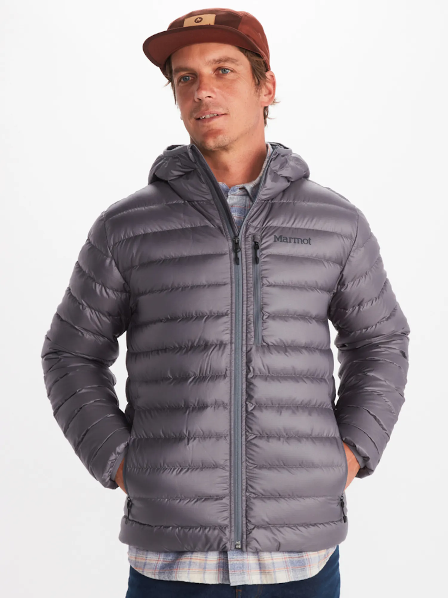 Marmot Men's Highlander Hoody in Steel Onyx