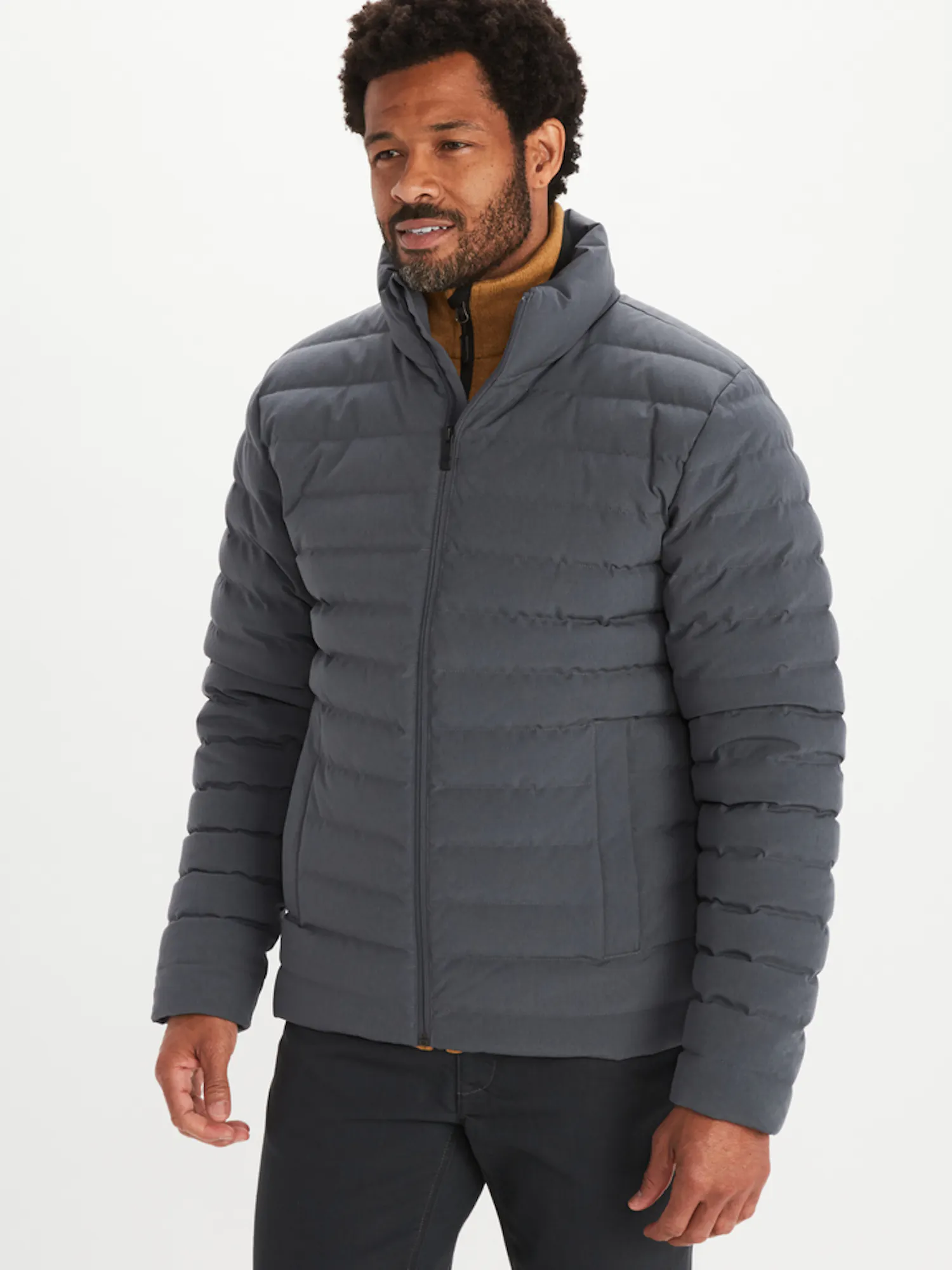 Marmot Men's Perry Jacket in Steel Onyx | Down