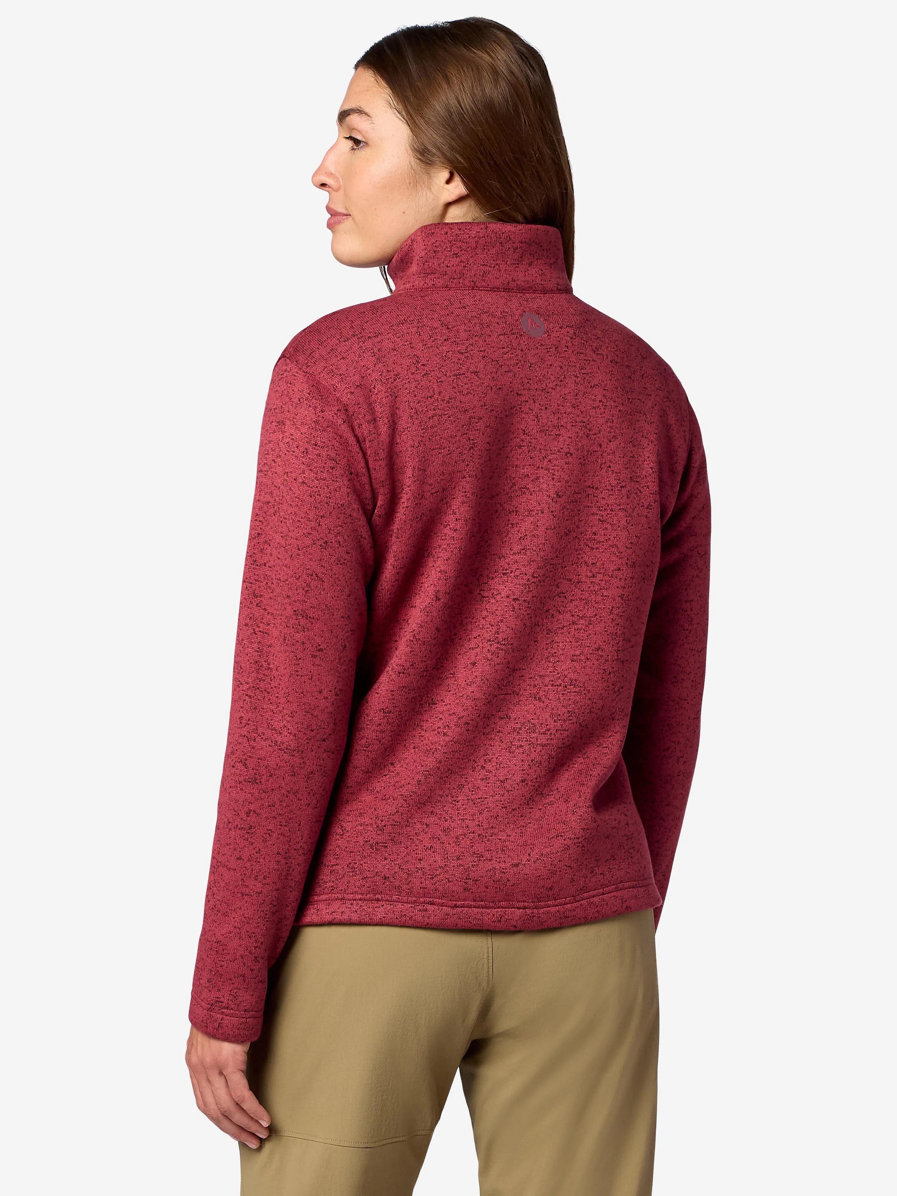 Women's Drop Line Sweater Fleece Full-Zip Jacket