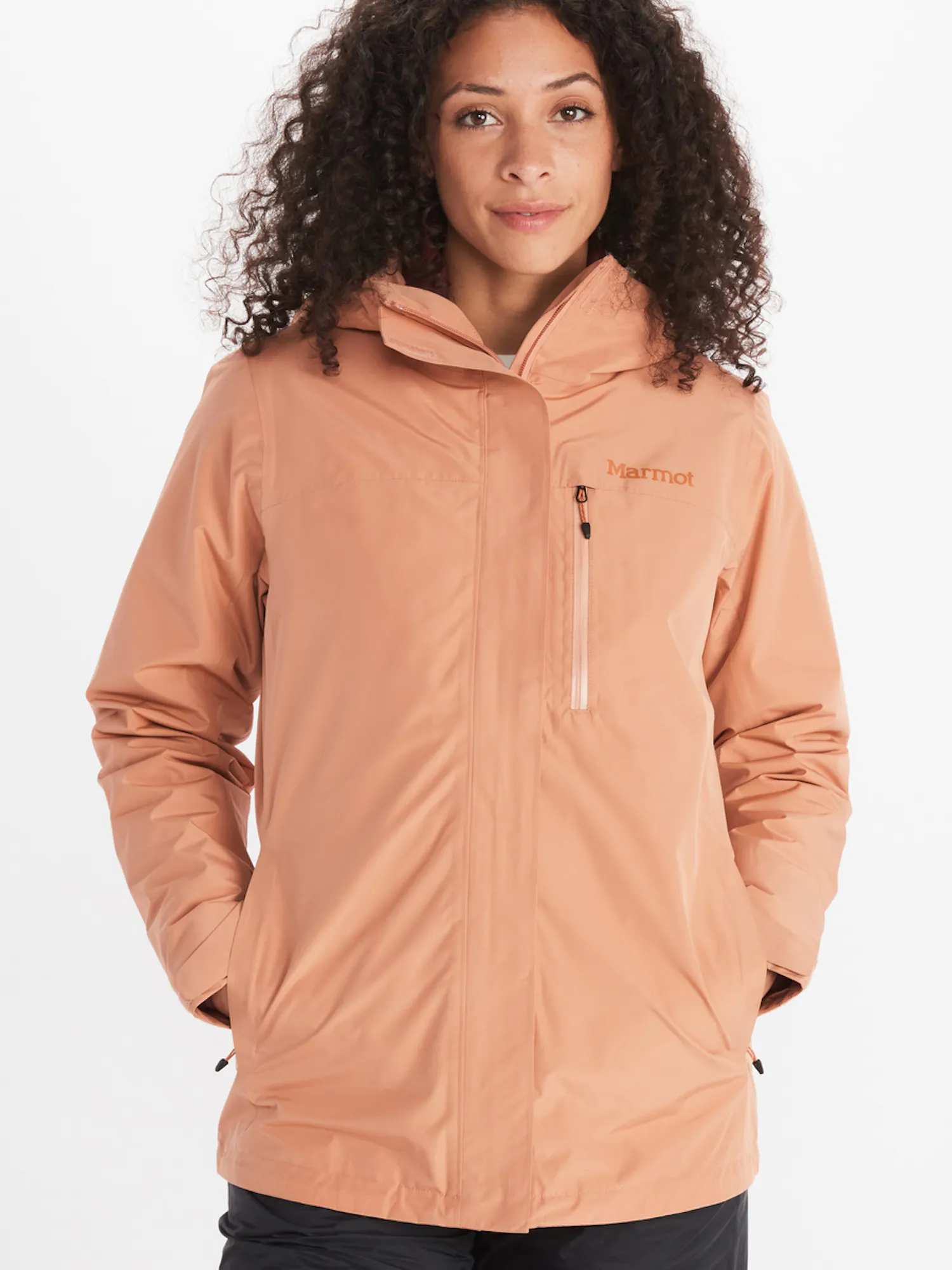 Marmot Women's Ramble Component Jacket in Rose Gold