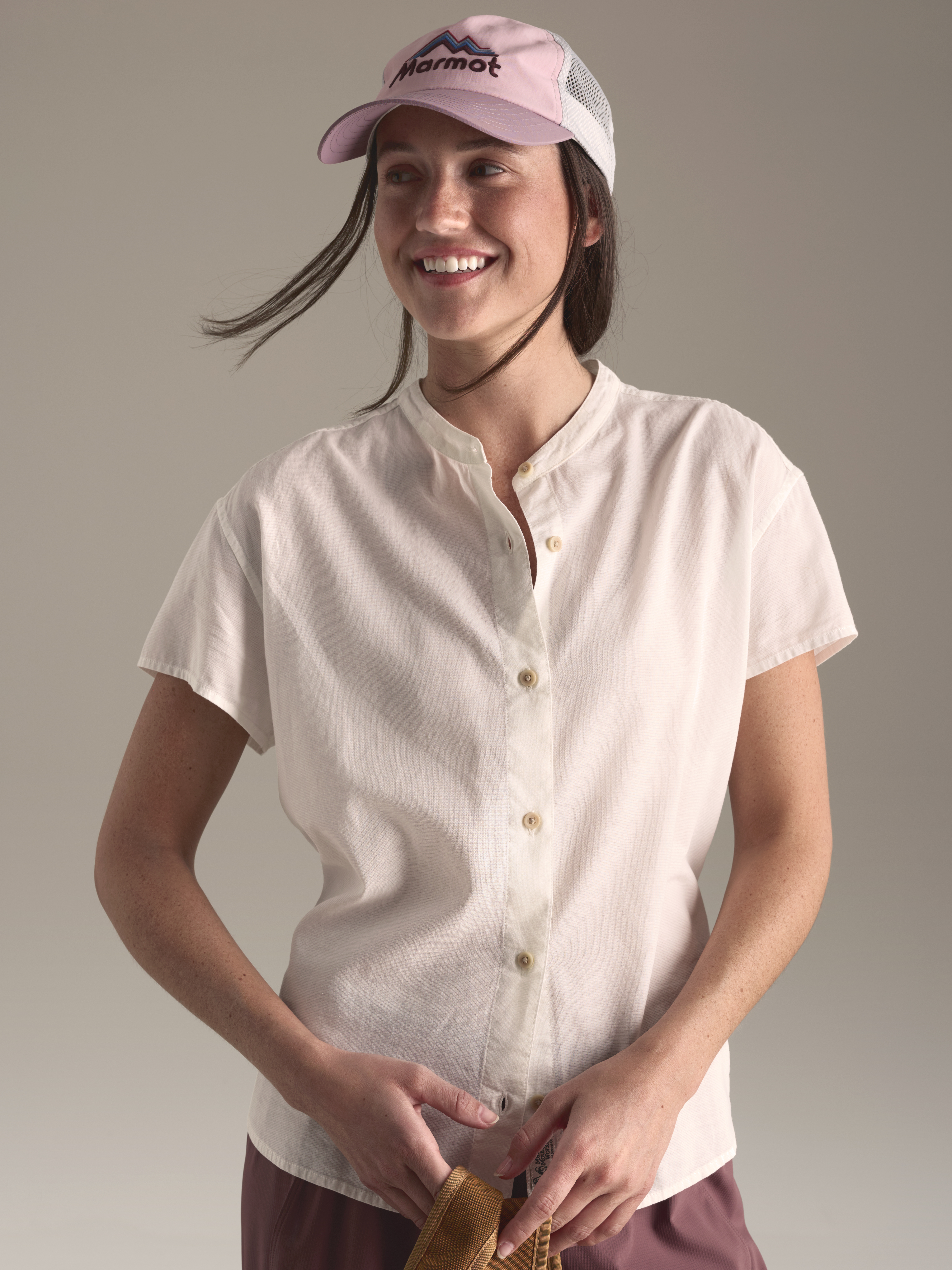 トップス THE RERACS PLACKET SHORT SLEEVE SHIRTS Women's Rhea Short-Sleeve Shirt | Marmot