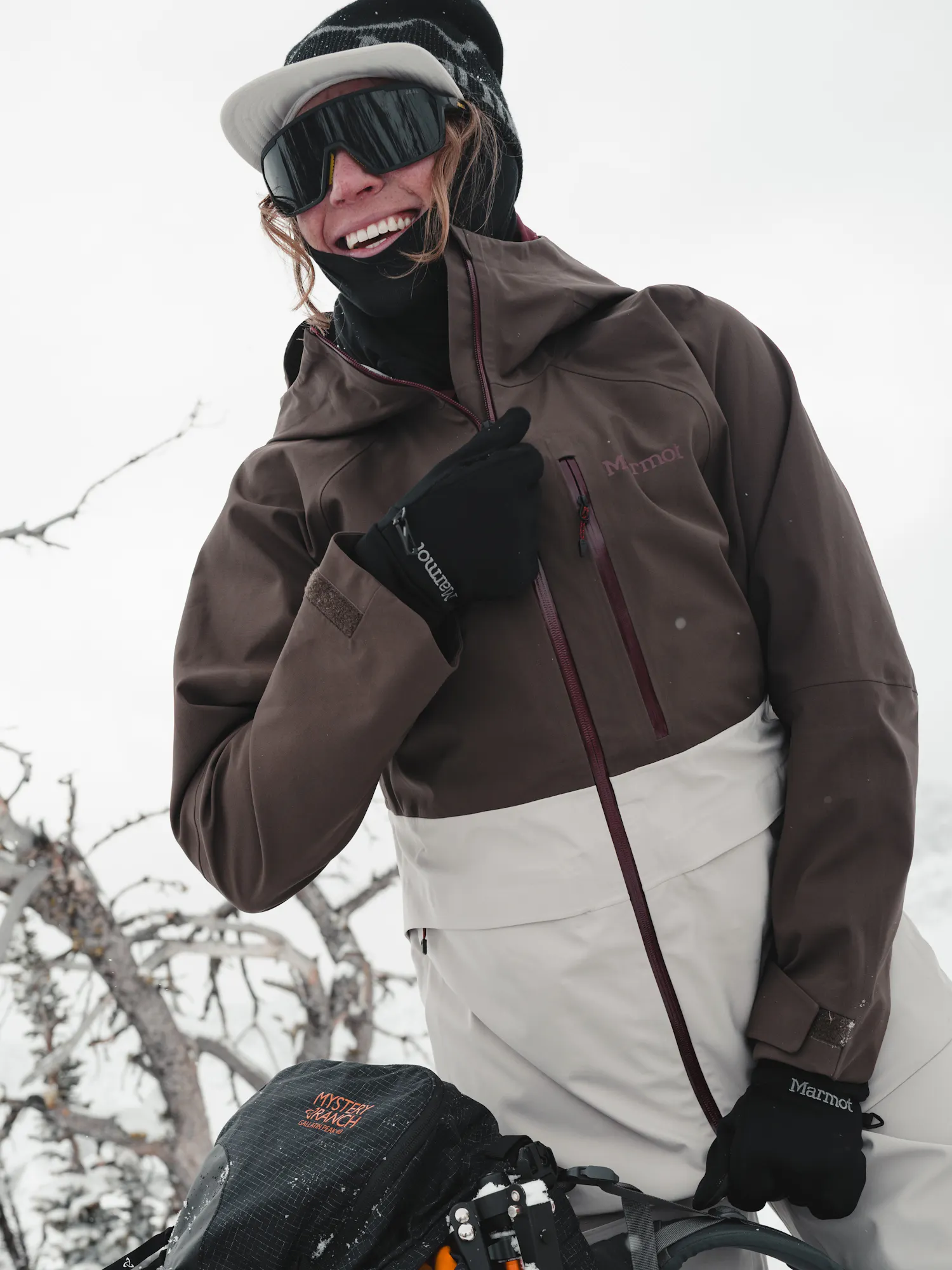 Marmot Women's Refuge Pro Jacket (Fall 2025) in Hickory Nut/Birch Bark