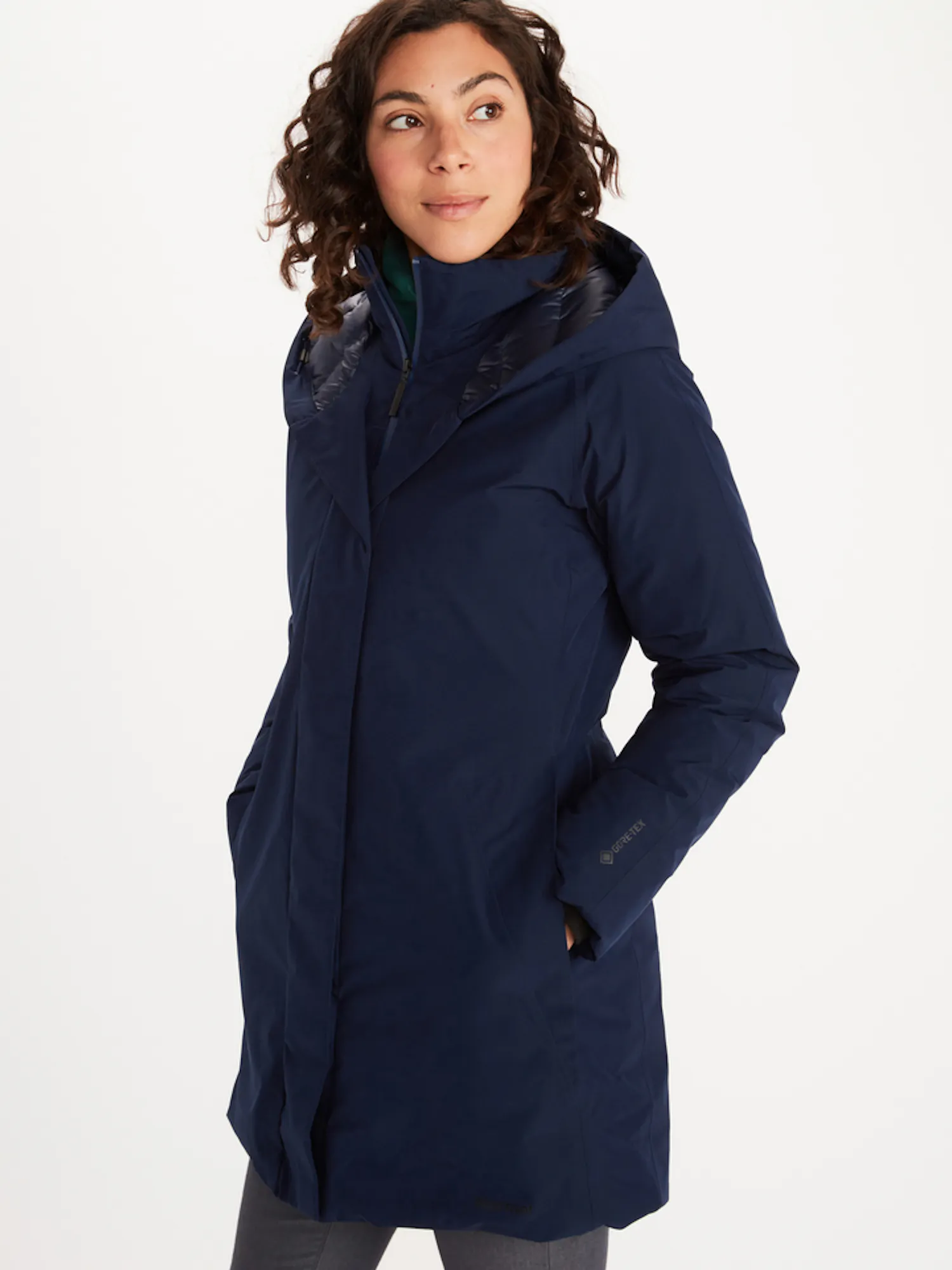 Marmot Women's Kristina Jacket in Arctic Navy/Arctic Navy | Gore-Tex