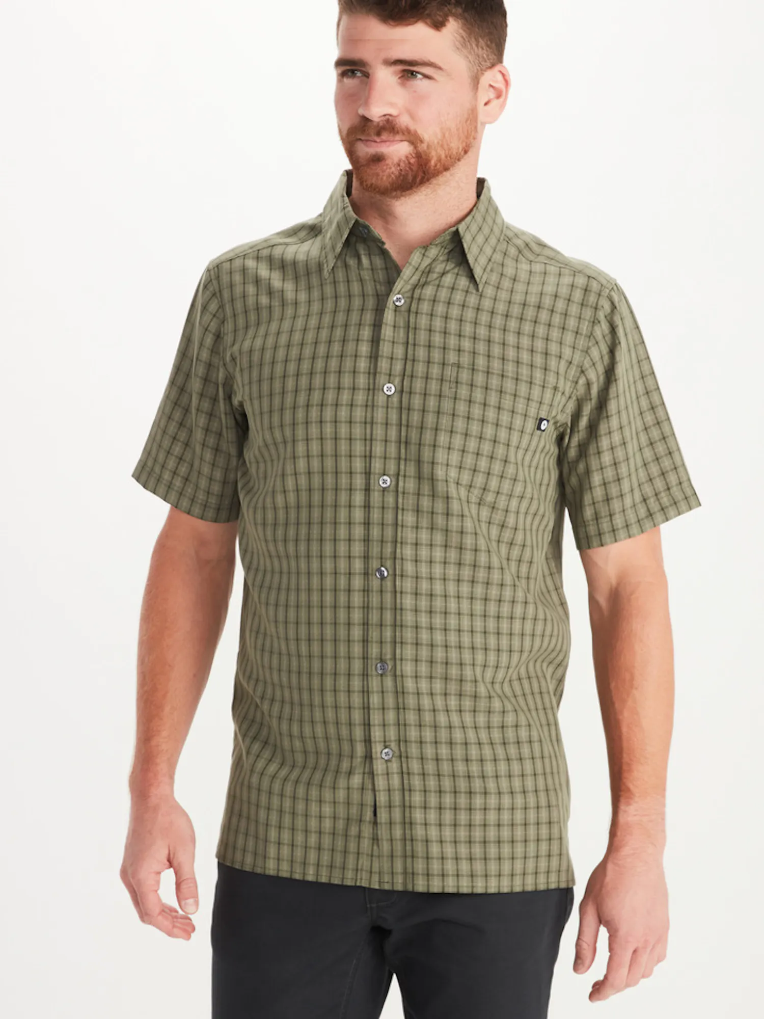 Marmot Men's Eldridge Short-Sleeve T-Shirt - Tall in Winter Moss