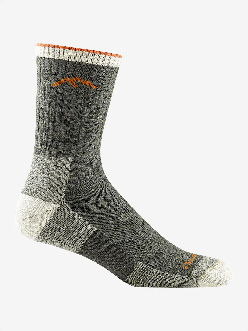 Hiker Micro Crew Midweight with Cushion-Darn Tough Olive