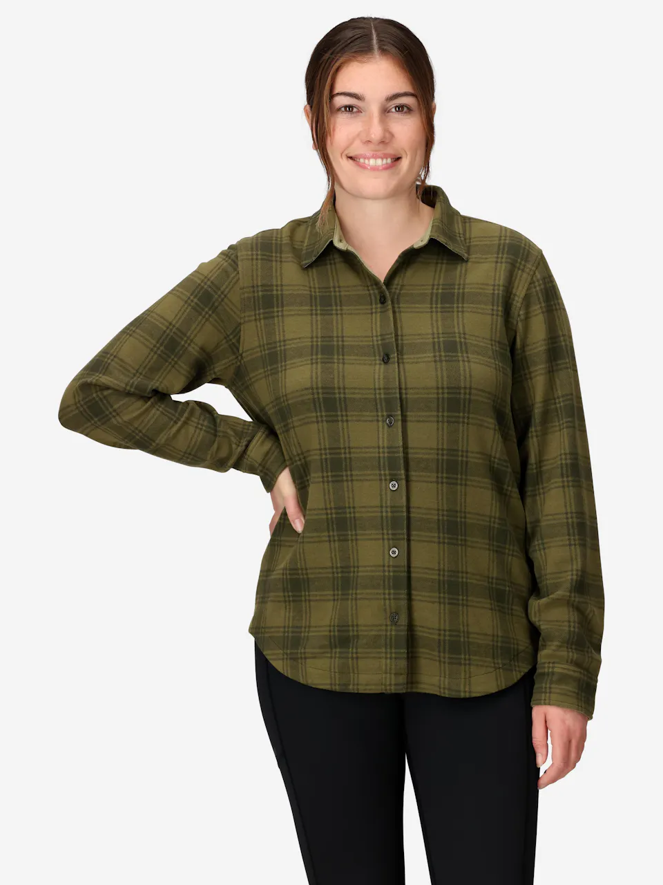 Wm's Alpine Haven Knit Flannel LS