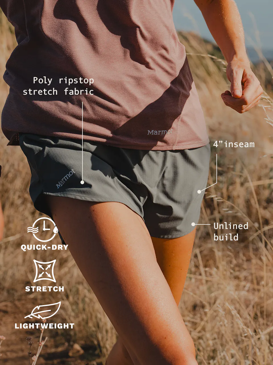 Women's Upbeat Active Short 4" (Spring 2026)