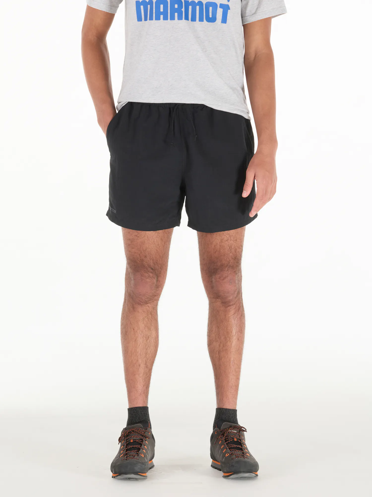 Marmot Men's Juniper Springs UPF 50 Quick-Dry Short 5" (Spring 2025) in Black