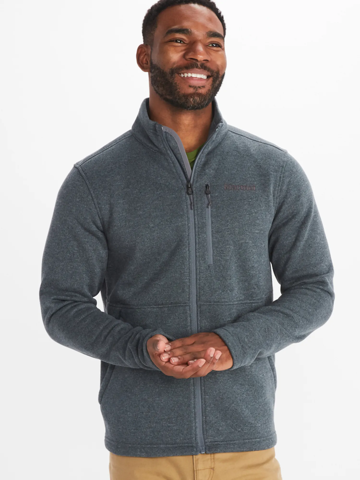 Marmot Men's Drop Line Jacket in New Steel Onyx