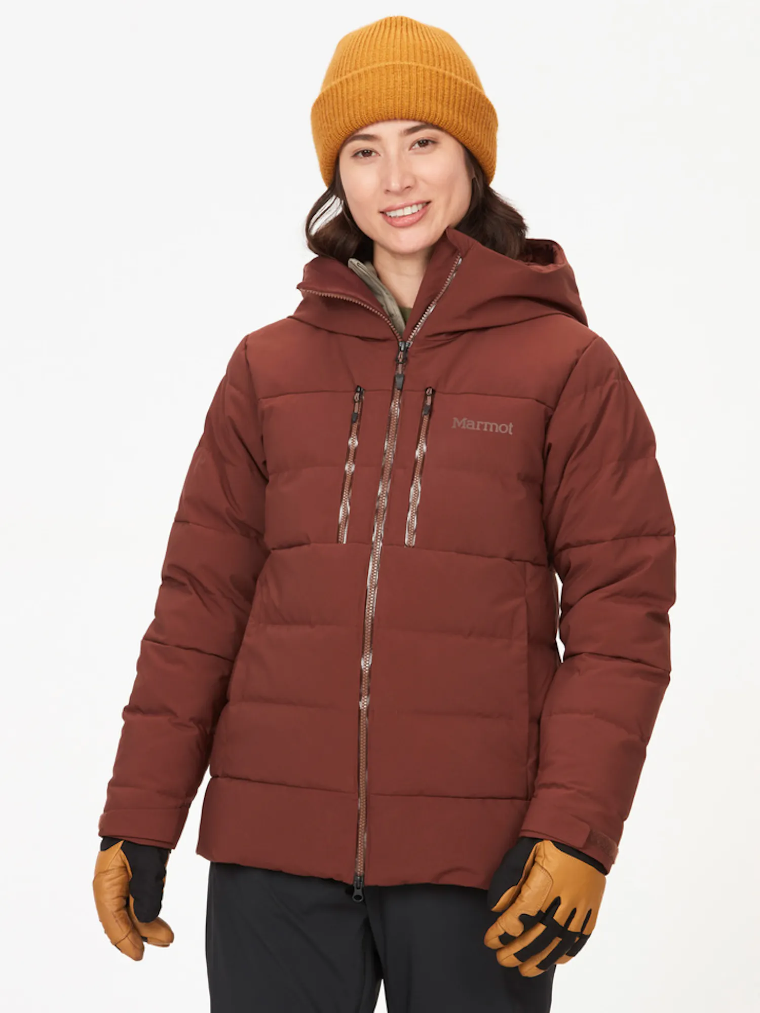 Marmot Women's Slingshot Jacket (2023) in Chocolate