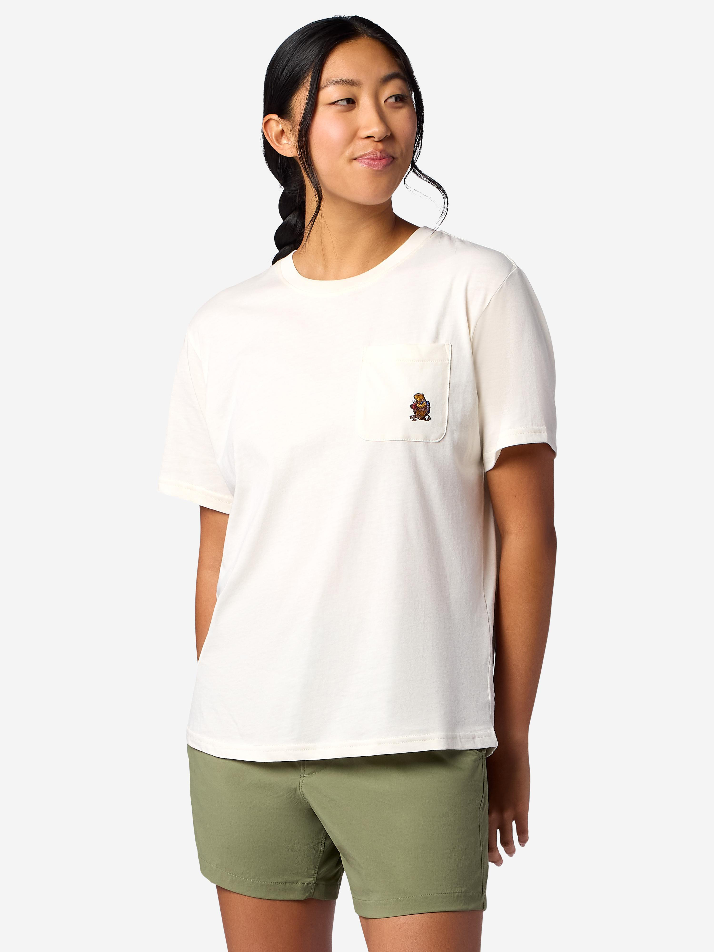 Marmot Women’s Marty Short-Sleeve Pocket T-Shirt in Pearl
