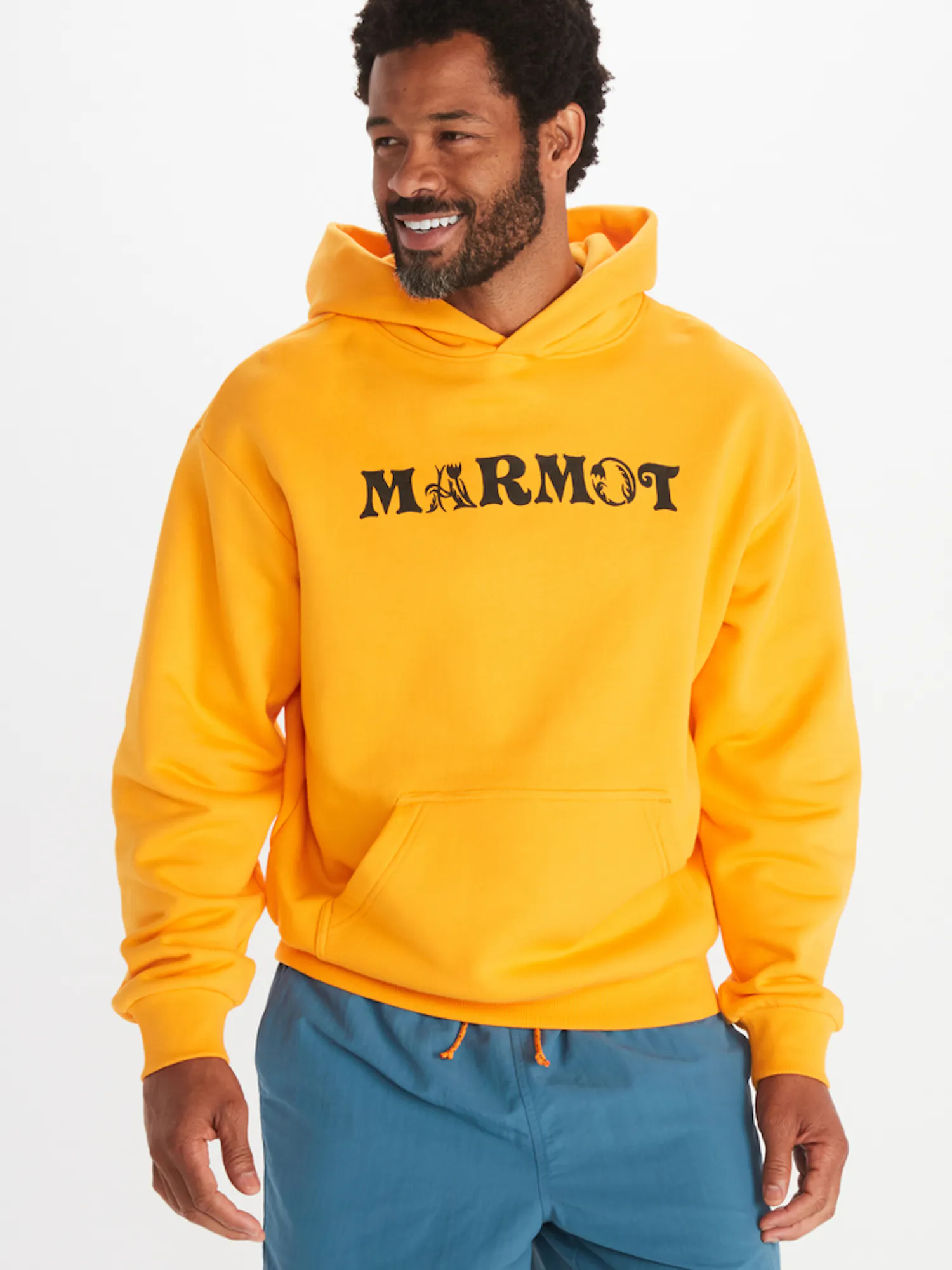 Marmot Earth Day Heavyweight Hoody in Golden Sun | Cotton