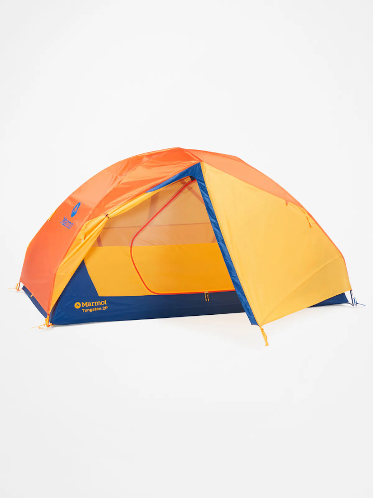 Marmot tungsten 2 person tent with orange rain fly