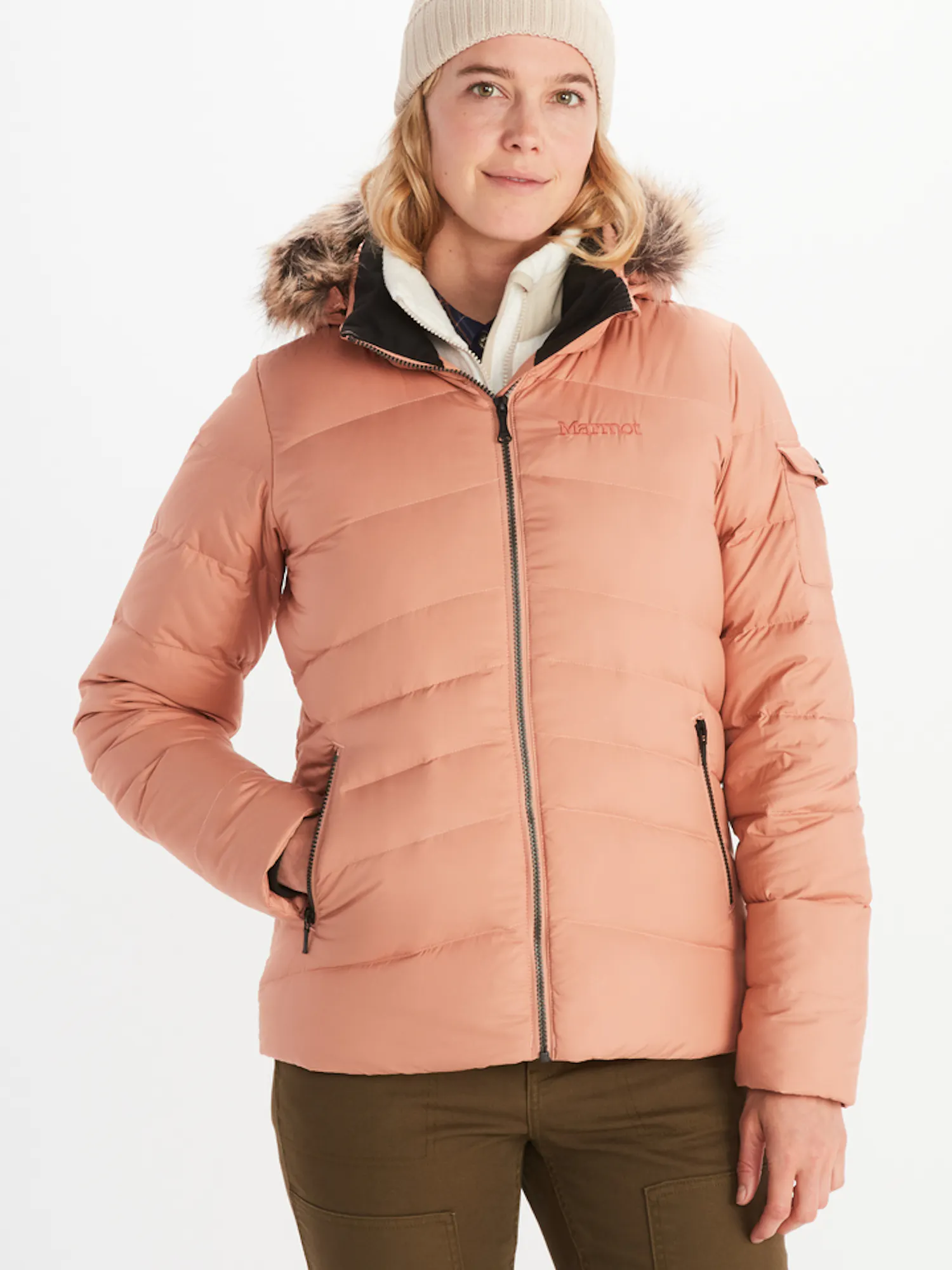 Marmot Women's Ithaca Jacket in Rose Gold