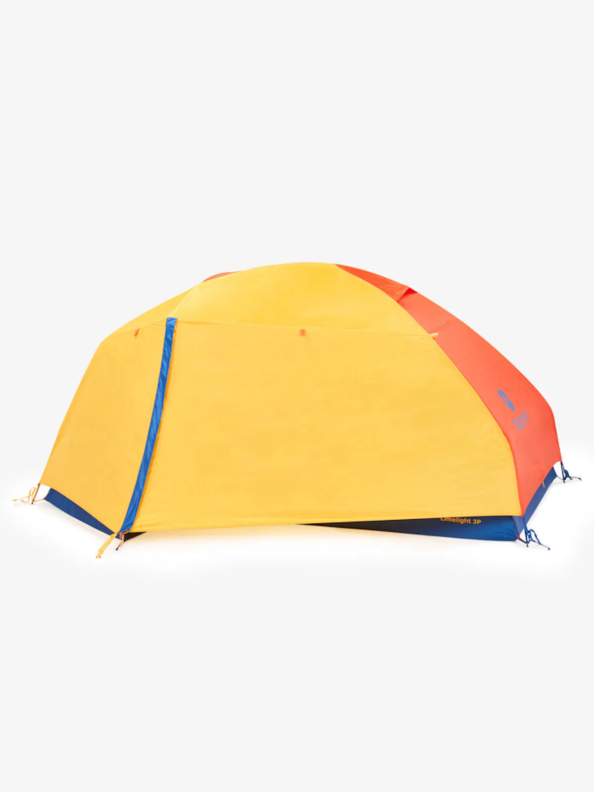 Marmot limelight 3 person tent with zipped up rain fly