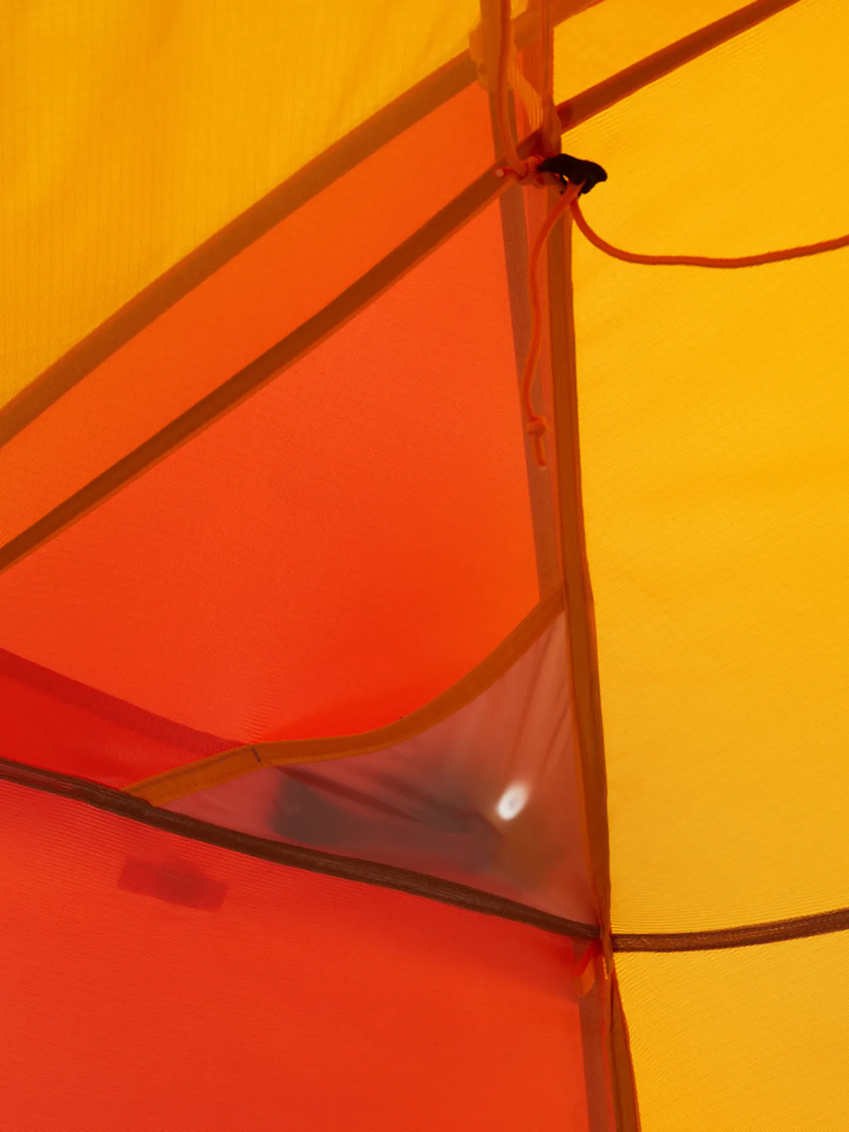 Marmot tent with interior organizing pocket