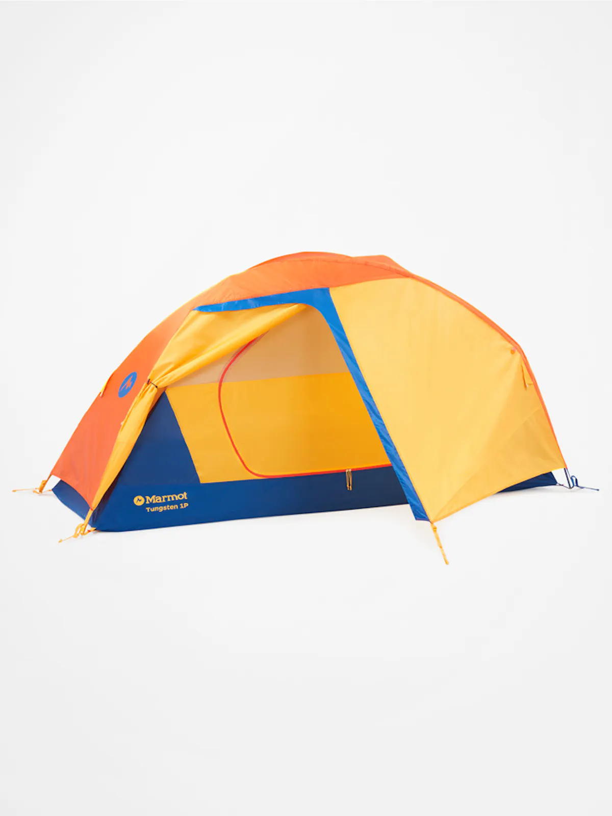 Marmot tungsten 1 person tent with orange rain fly