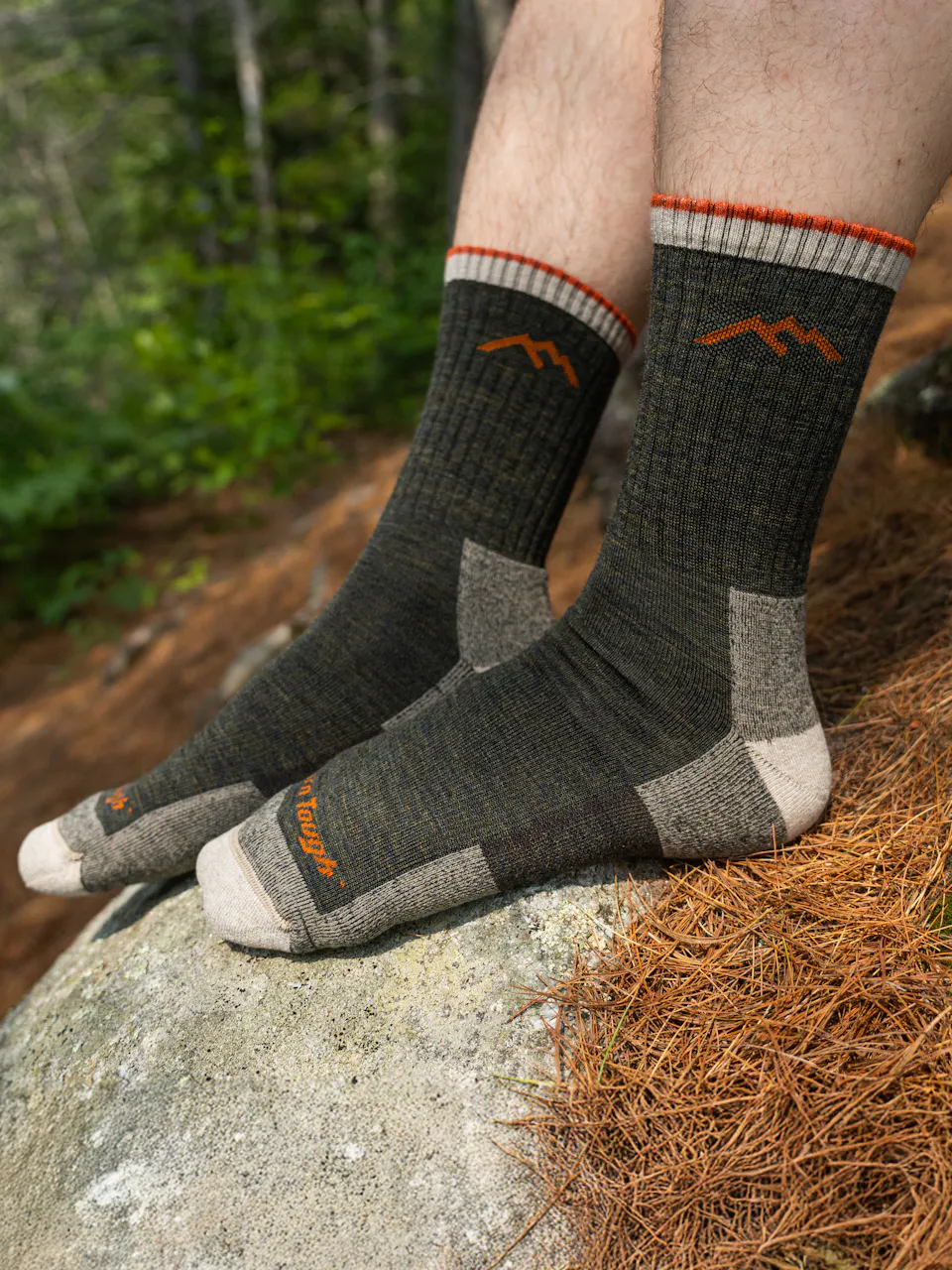 Hiker Micro Crew Midweight with Cushion-Darn Tough Olive