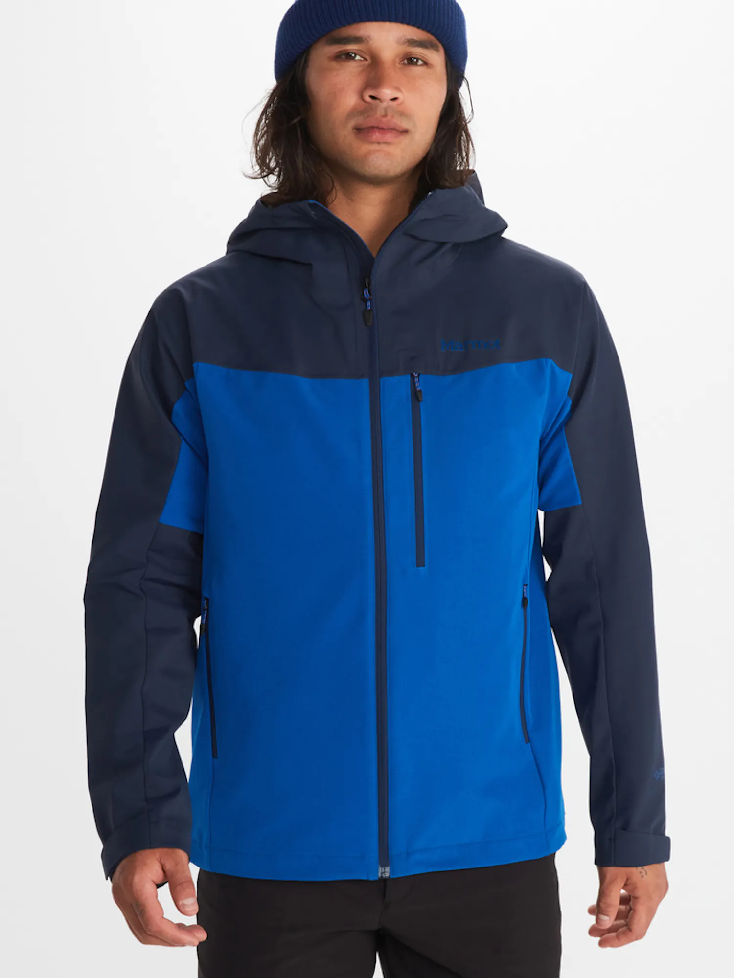 Marmot Men's GORE-TEX® ROM Hoody in Dark Azure/Arctic Navy