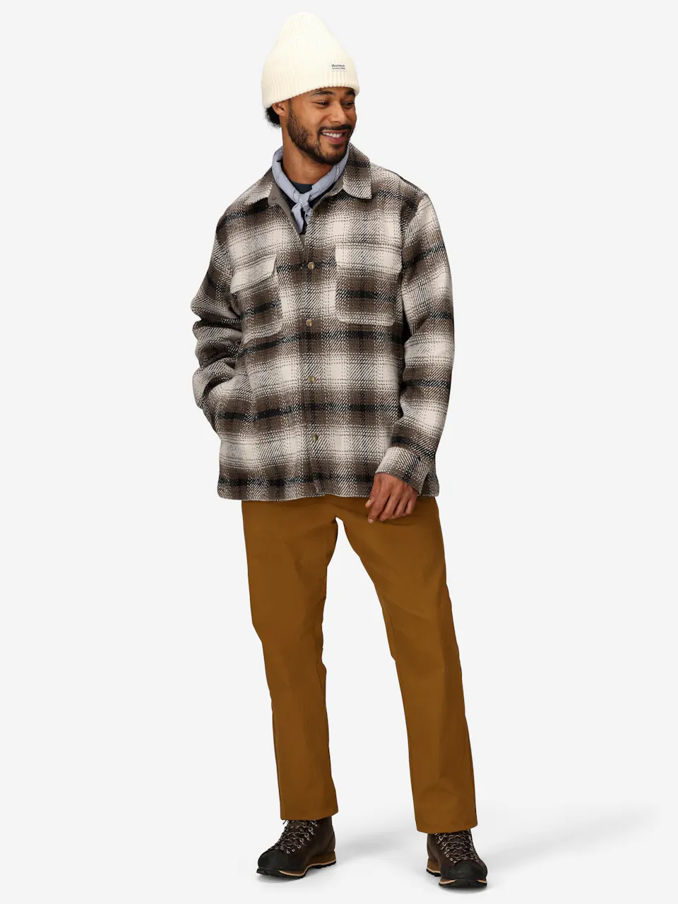Open Weave Heavyweight Flannel Overshirt